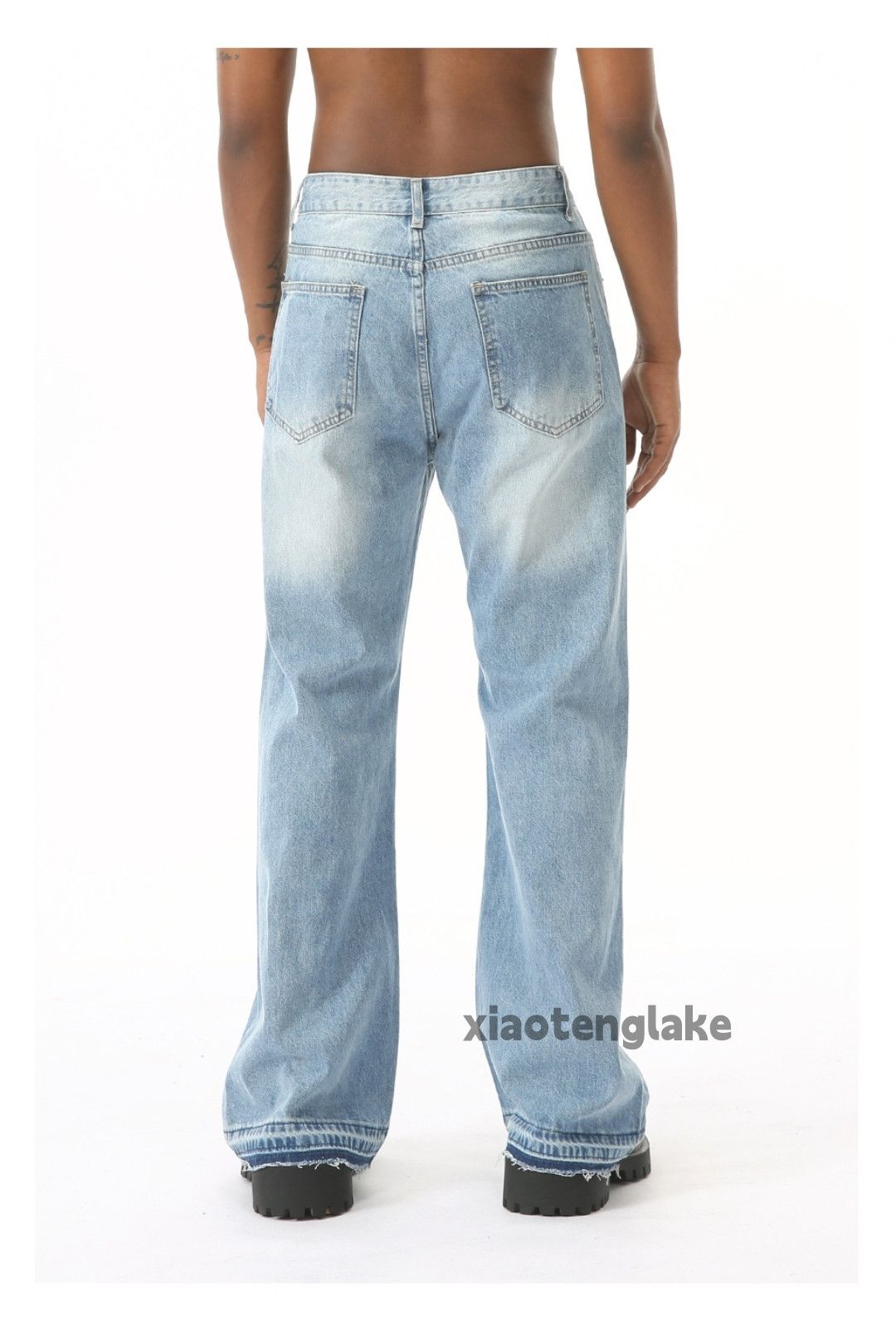 Jean × Vintage washed faded cleanfit yuppie bootcut grunge jeans Size US 30 / EU 46 - 3 Thumbnail