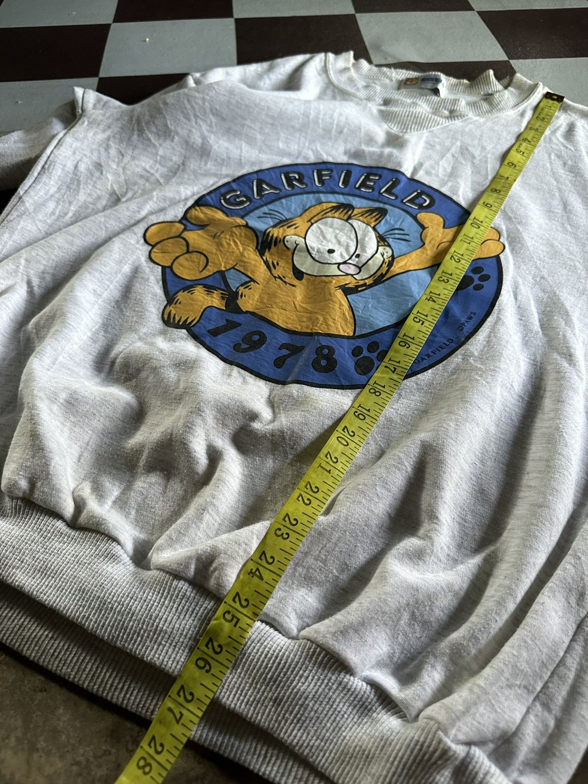 Vintage Vintage 90s Garfield sweatshirt Size US L / EU 52-54 / 3 - 9 Thumbnail