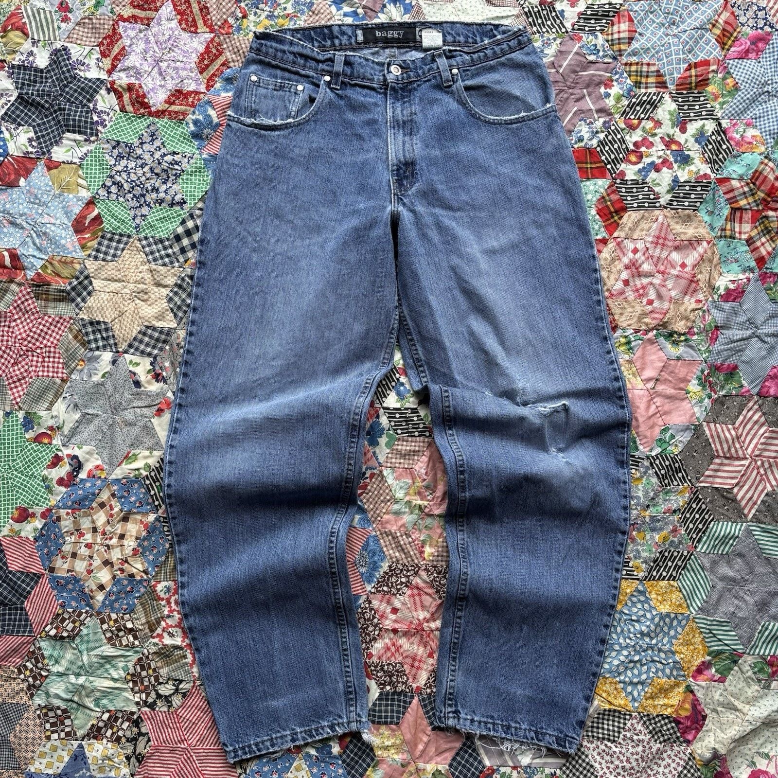 Levi's Vintage Clothing vintage Levi’s Silver Tab Baggy Jeans 34 x 34 Size US 34 / EU 50 - 2 Thumbnail
