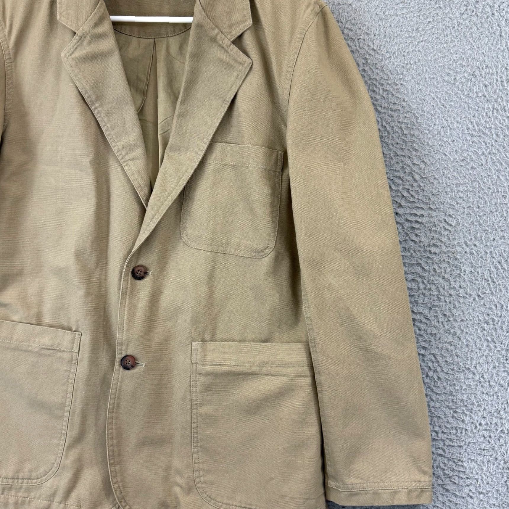 Vintage Duluth Trading Blazer Mens Medium Beige Long Sleeve Jacket Overcoat Casual Workwear Winter Everyday Size US M / EU 48-50 / 2 - 6 Thumbnail