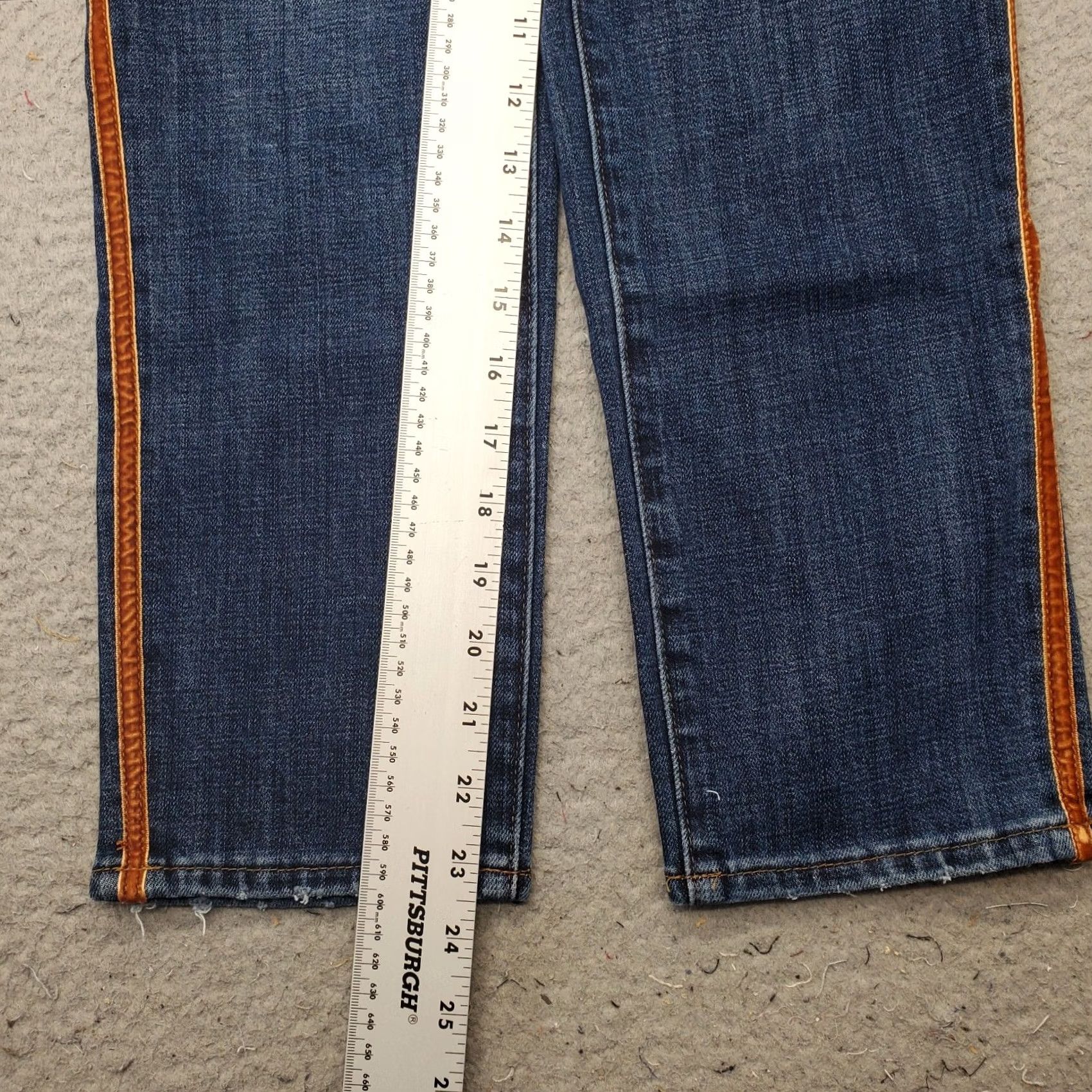 Talbots Talbots Womens Jeans 2P Medium Blue Denim Ankle Jeans 28W 23.5In Inseam 5-Pocket Regular Fit Vintage No Distance Streetwear Grunge Size 26" / US 2 / IT 38 - 4 Thumbnail