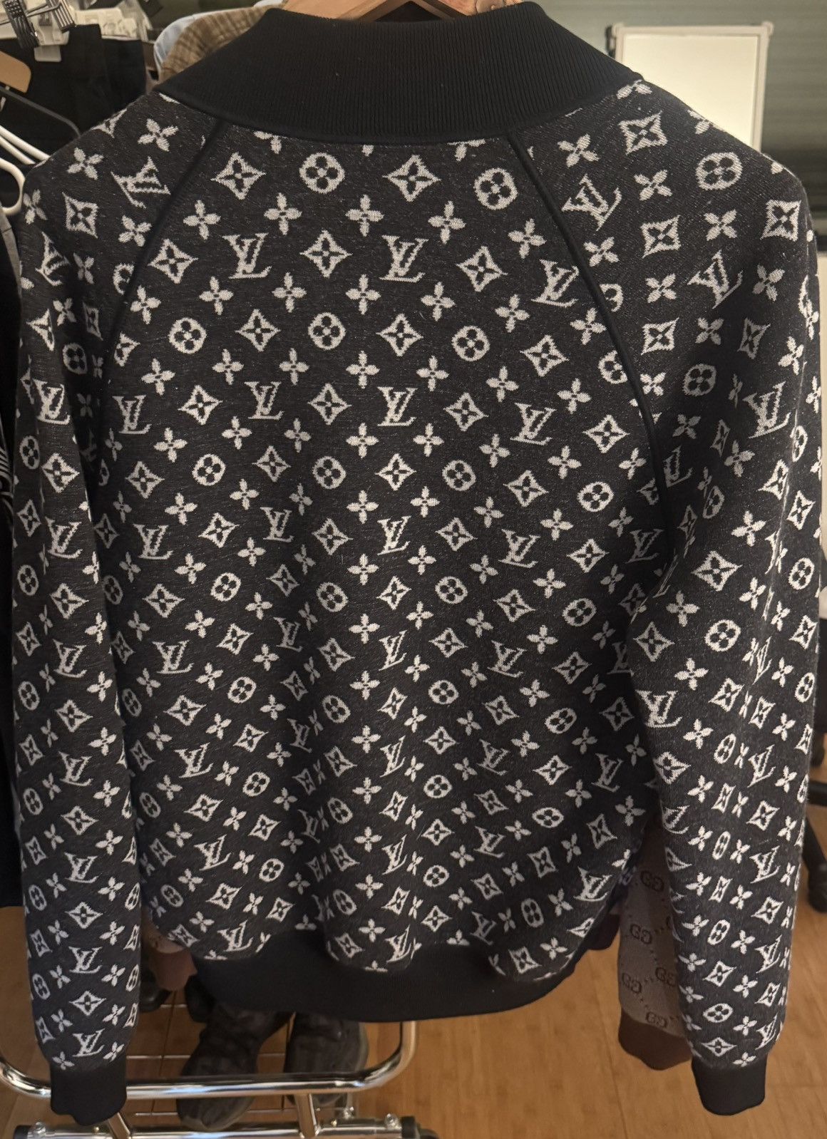 Louis Vuitton Louis Vuitton Reversible Monogram Knit Bomber Jacket Size US M / EU 48-50 / 2 - 2 Thumbnail