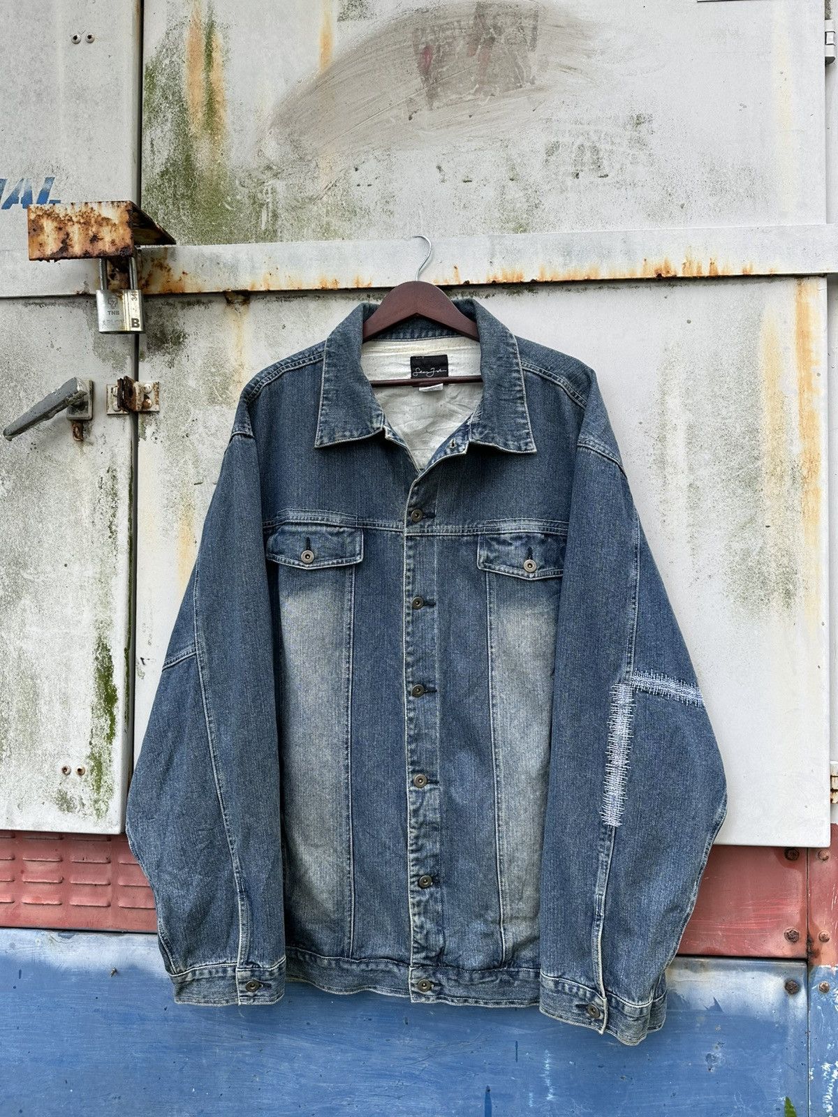 Sean John 👹Vintage Sean John Oversized Trucker Jacket Size US XXL / EU 58 / 5 - 1 Thumbnail