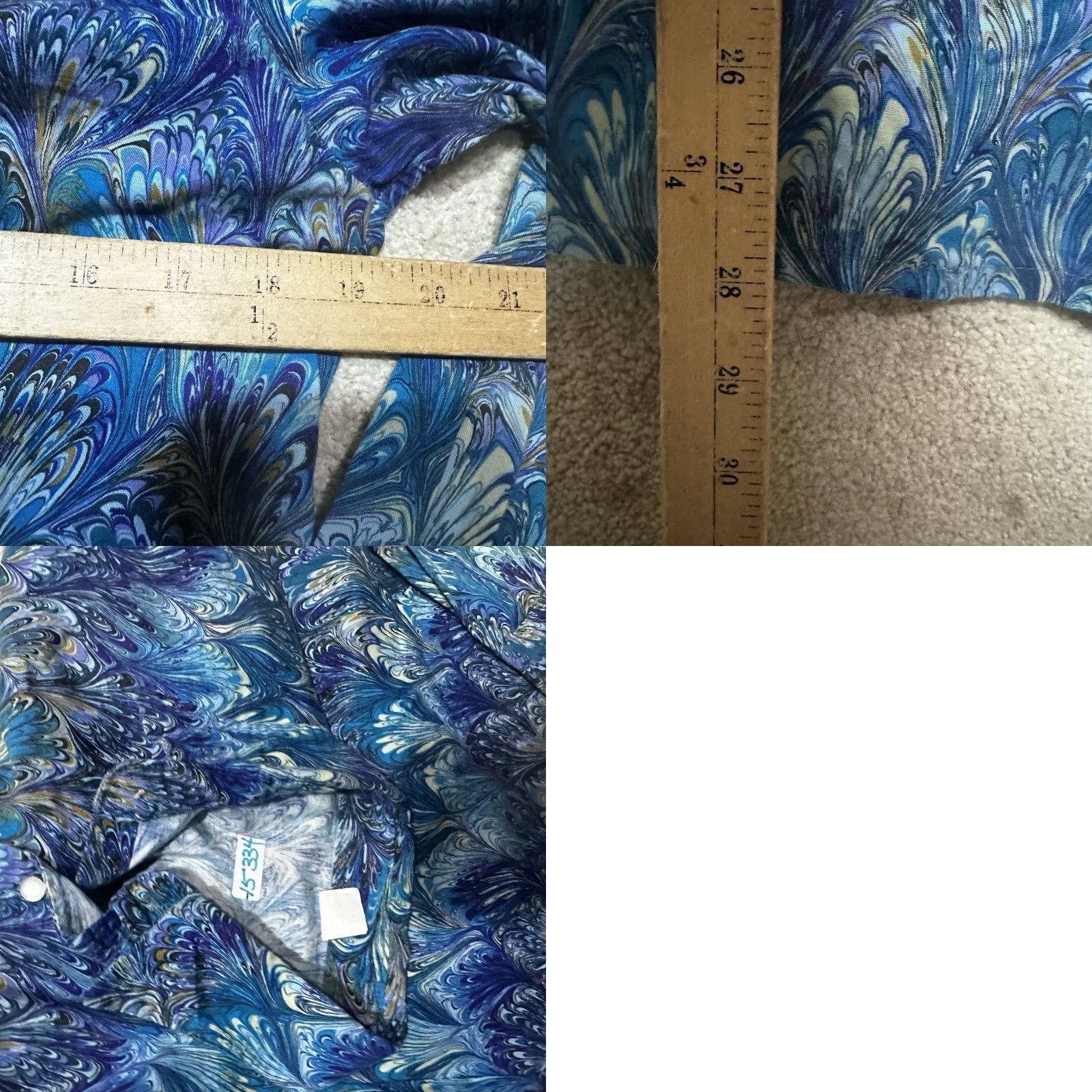 Vintage VINTAGE Mo Betta Pearl Snap Shirt Womens Small Blue Paisley Embroidered Shirt Womens Small Blue Paisley Embroidered Size S / US 4 / IT 40 - 8 Thumbnail