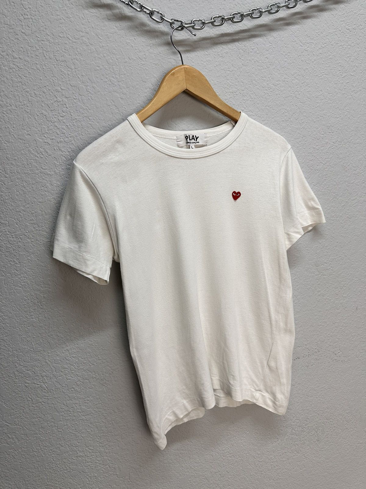 Comme des Garcons × Designer × Japanese Brand Comme Des Garcons Green Love Logo Tee Japan 🇯🇵 Size L / US 10 / IT 46 - 7 Thumbnail