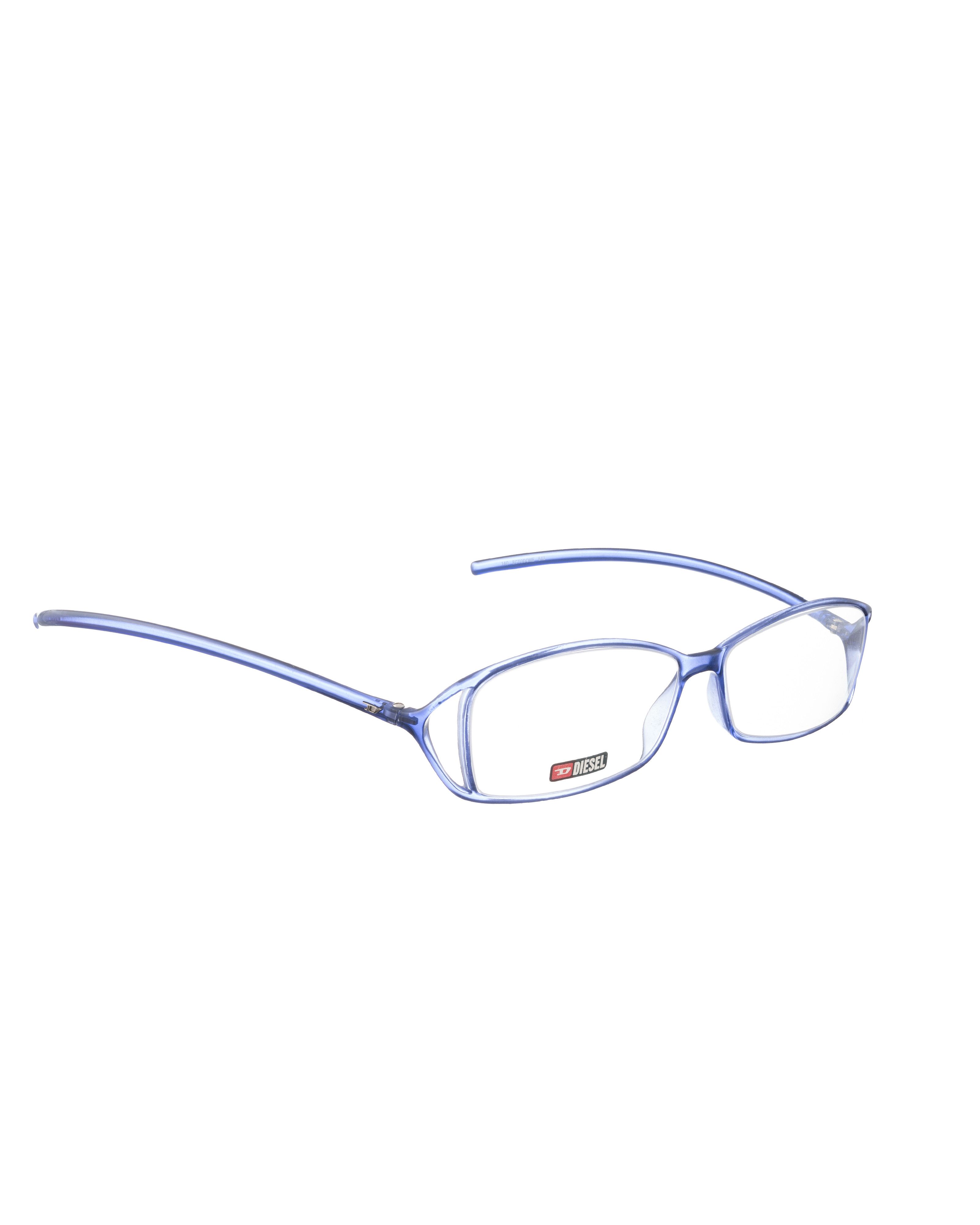 Diesel Diesel '00s Thin Plastic Violet Navy Blue Glasses Size ONE SIZE - 2 Thumbnail
