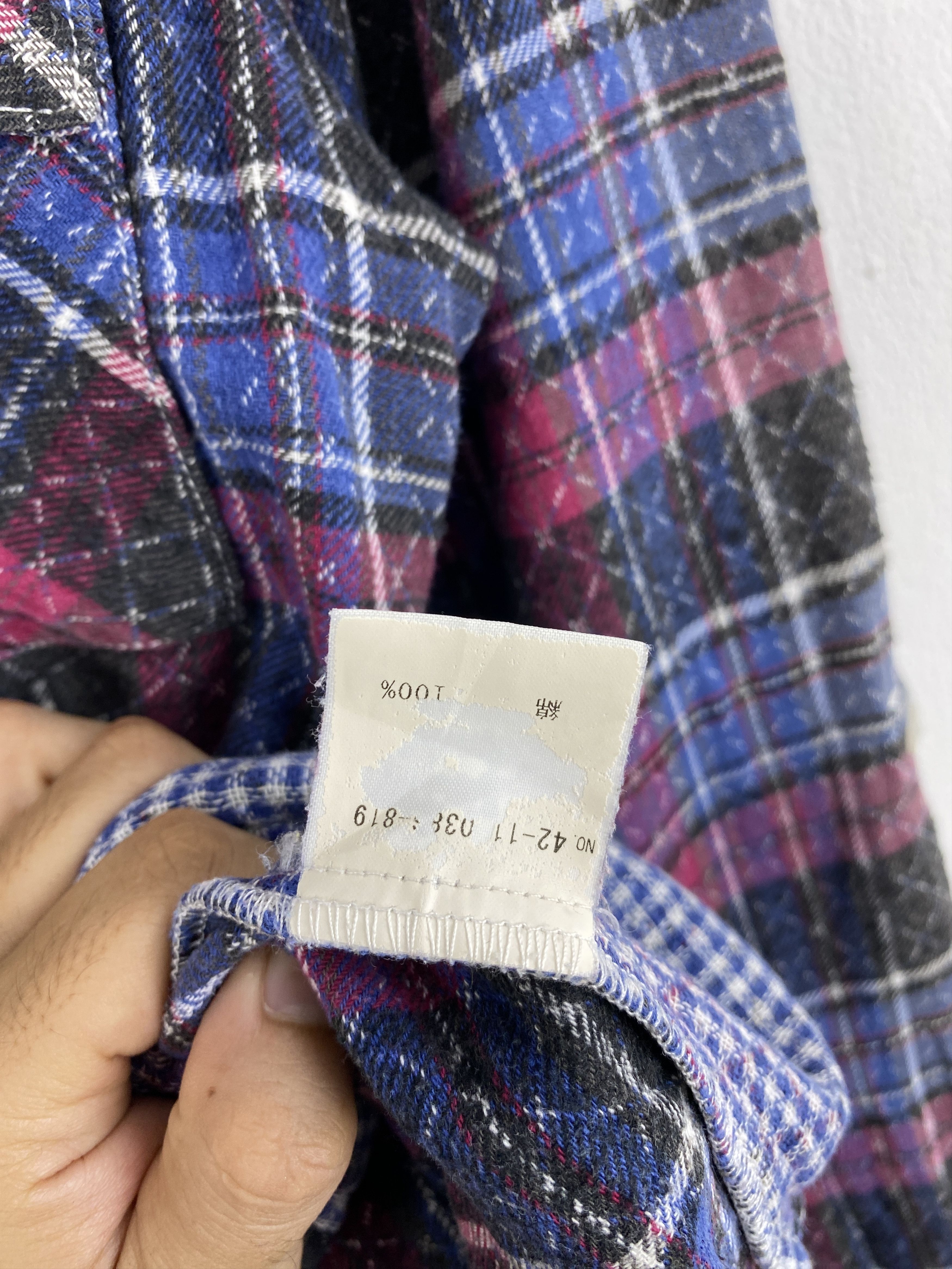 Beams Plus Vintage Beams Button Ups Checkered Long Sleeve Shirt JA0136 Size US L / EU 52-54 / 3 - 7 Thumbnail