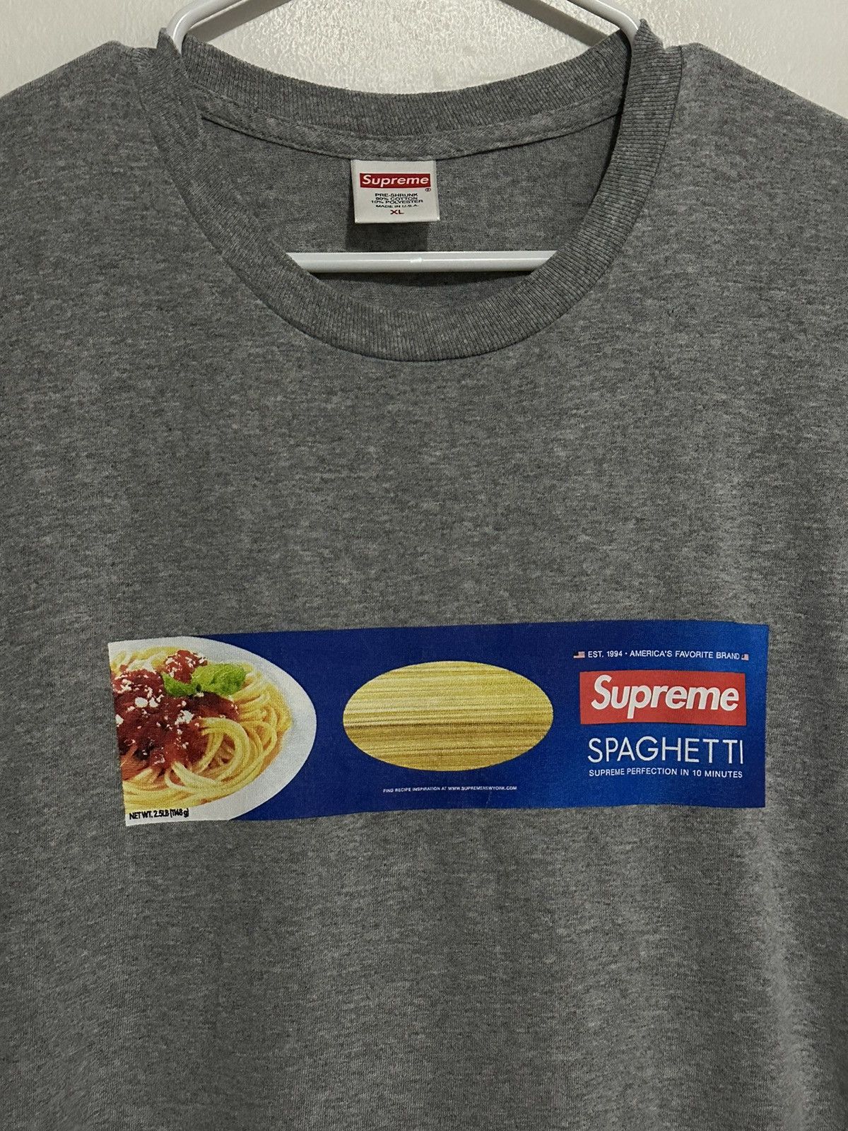 Supreme Supreme Spaghetti Tee Size US XL / EU 56 / 4 - 2 Thumbnail