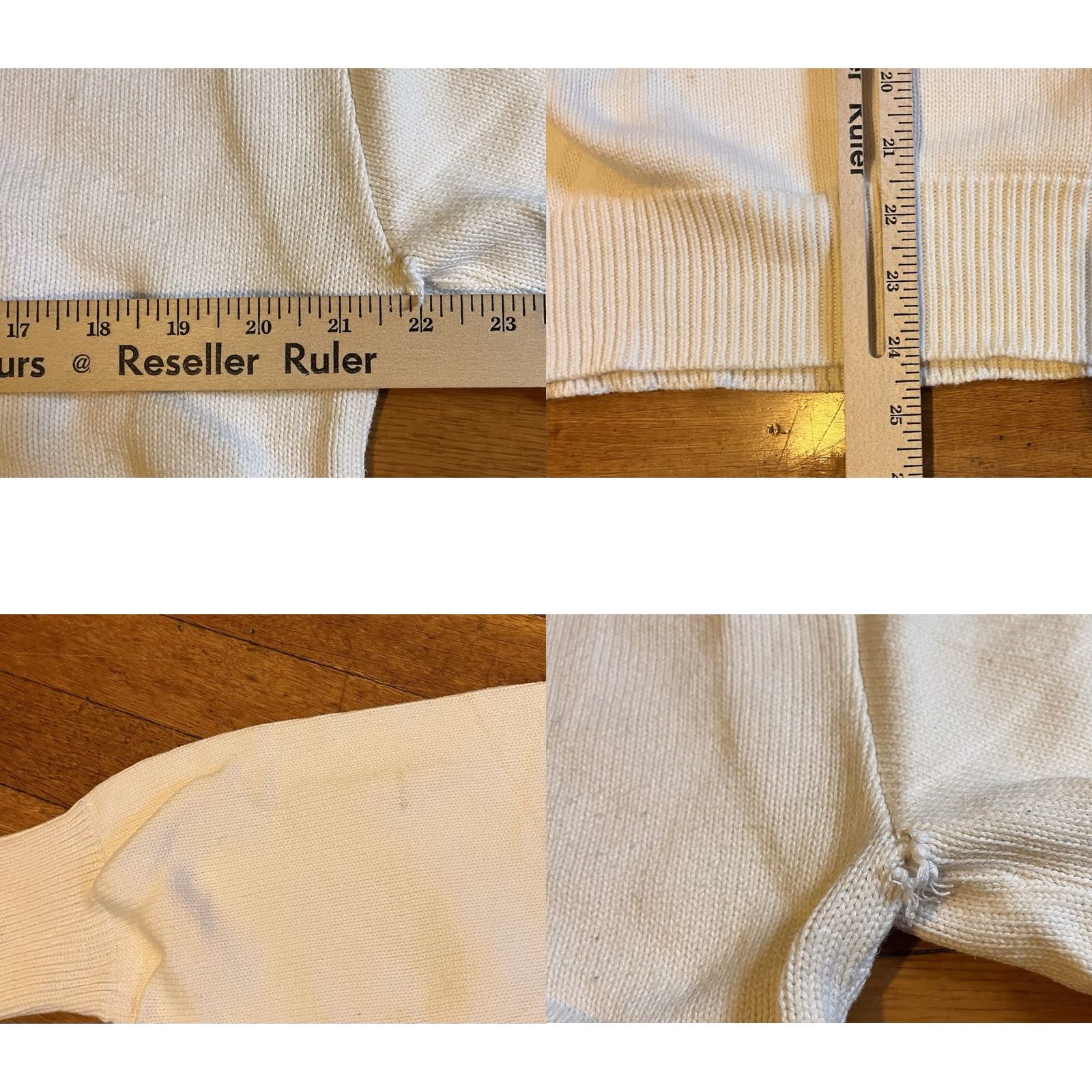 NFL VINTAGE NFL Celebrity Golf Classic Sweater Men’s Large White 90s Size US L / EU 52-54 / 3 - 8 Thumbnail