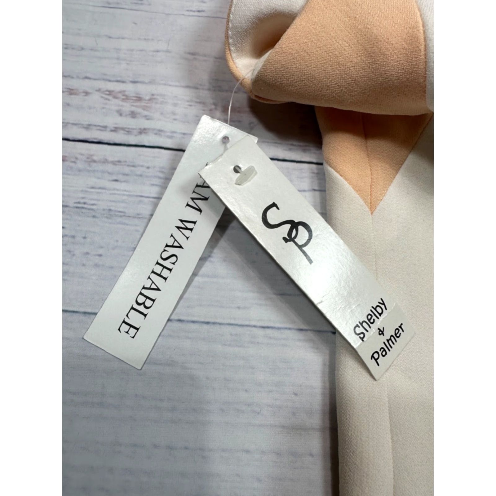 Vintage Shelby & Palmer Womens Tank Dress Size 16 White/Gray Knee Length Back Zip New Size XXL / US 16-18 / IT 52-54 - 6 Thumbnail