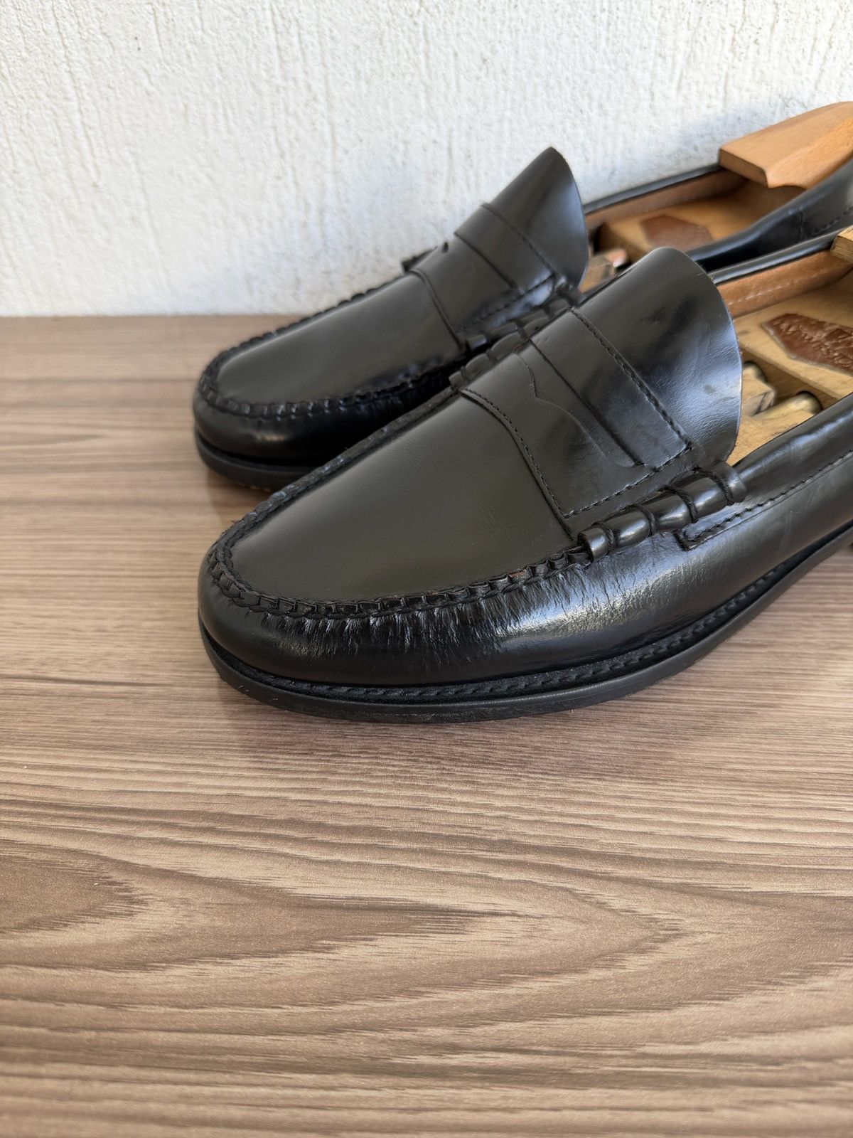 Prada Brushed leather penny loafers Size US 9.5 / EU 42-43 - 3 Thumbnail