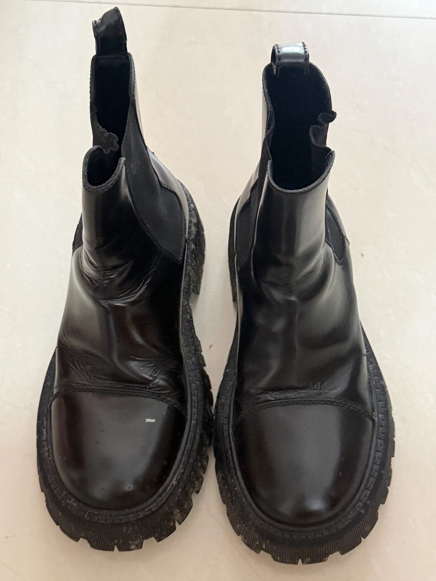 Balenciaga Balenciaga Tractor Black Platform Boots Size US 10 / EU 43 - 2 Thumbnail