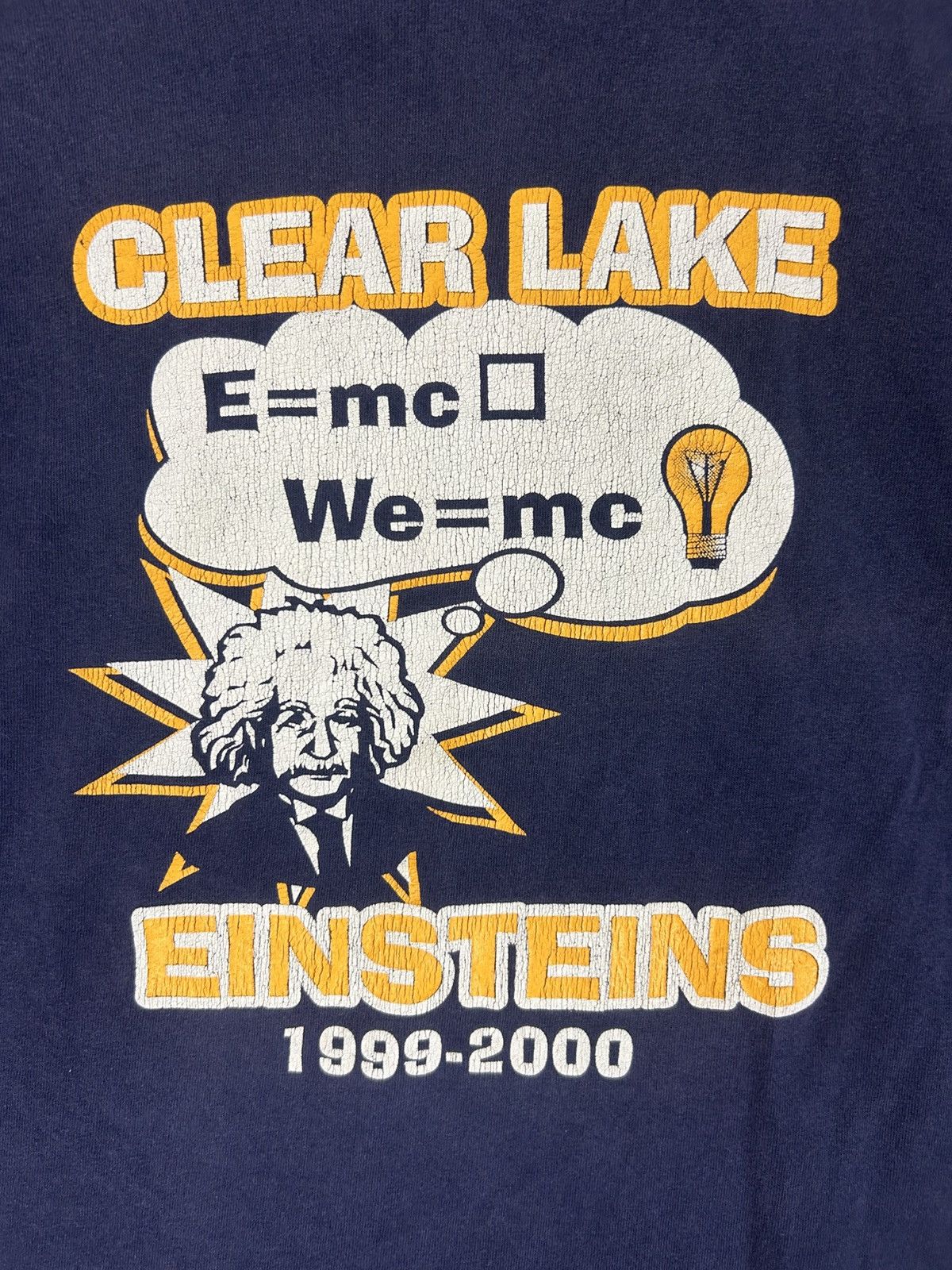Vintage Vintage Einstein Clear Lake/ Science Formula Graphic Tee Size US M / EU 48-50 / 2 - 4 Thumbnail
