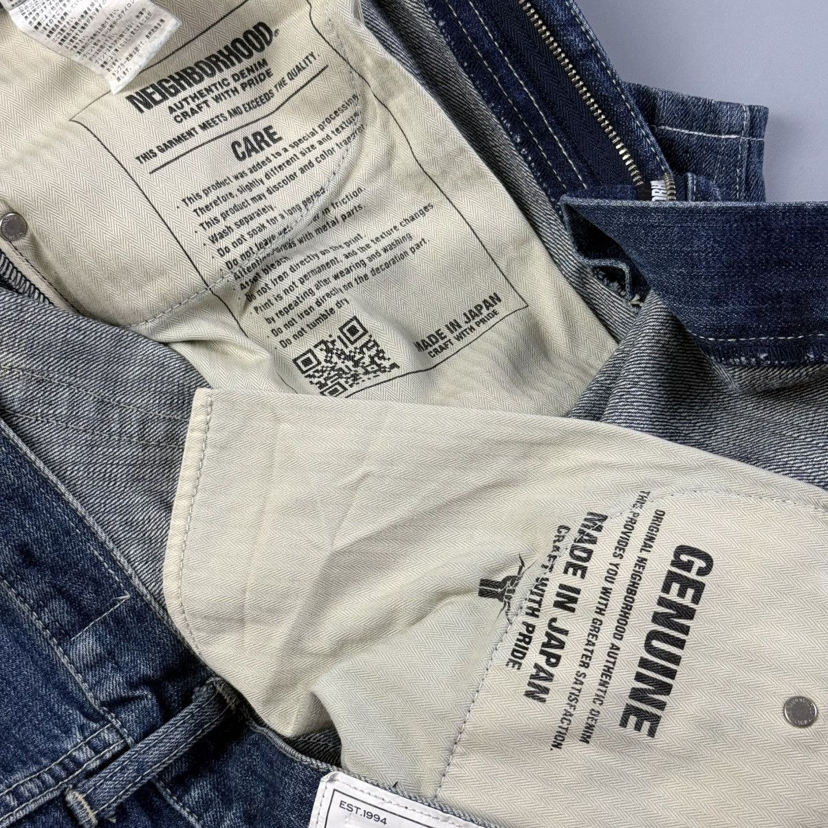 Neighborhood Neighborhood - A/W19 - Washed.dp Basic washed Denim Selvedge Size US 36 / EU 52 - 13 Thumbnail