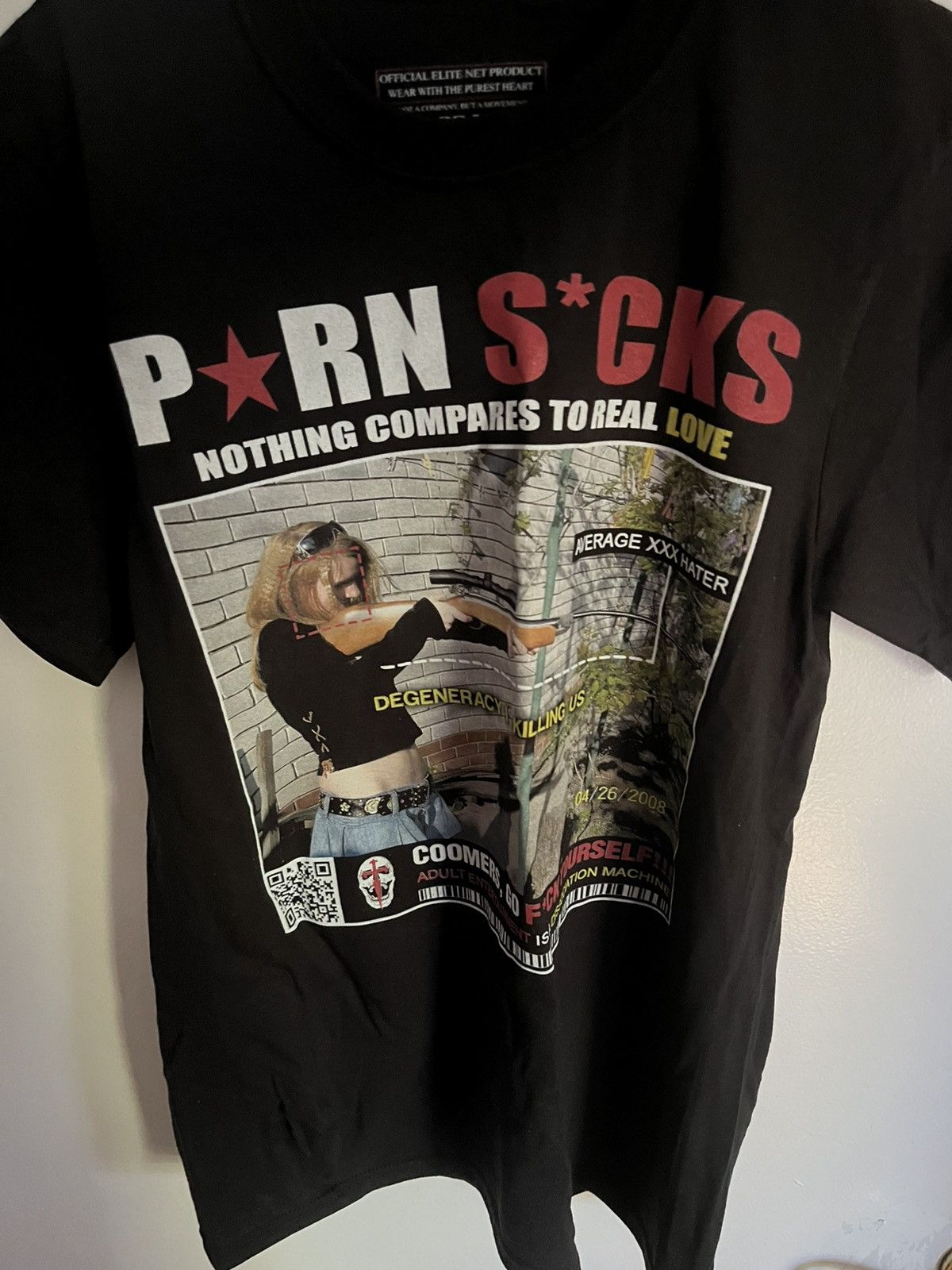 Other P*rn Sucks Vintage TShirt Size XS / US 0-2 / IT 36-38 - 1 Preview