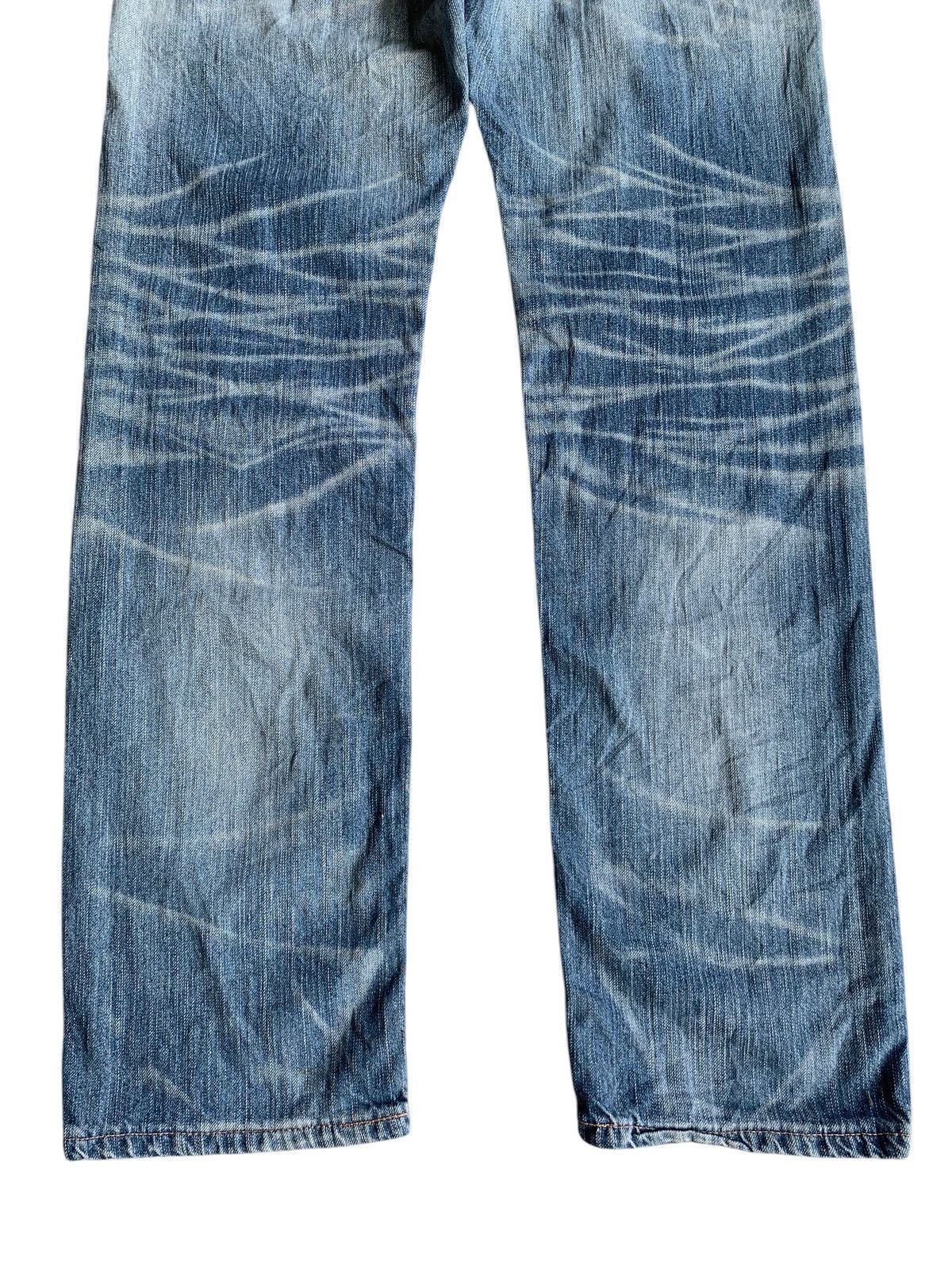 Other EDWIN XV BUSH PANTS NAVAJO STYLE FADED DISTRESSED DENIM Size US 31 - 8 Thumbnail