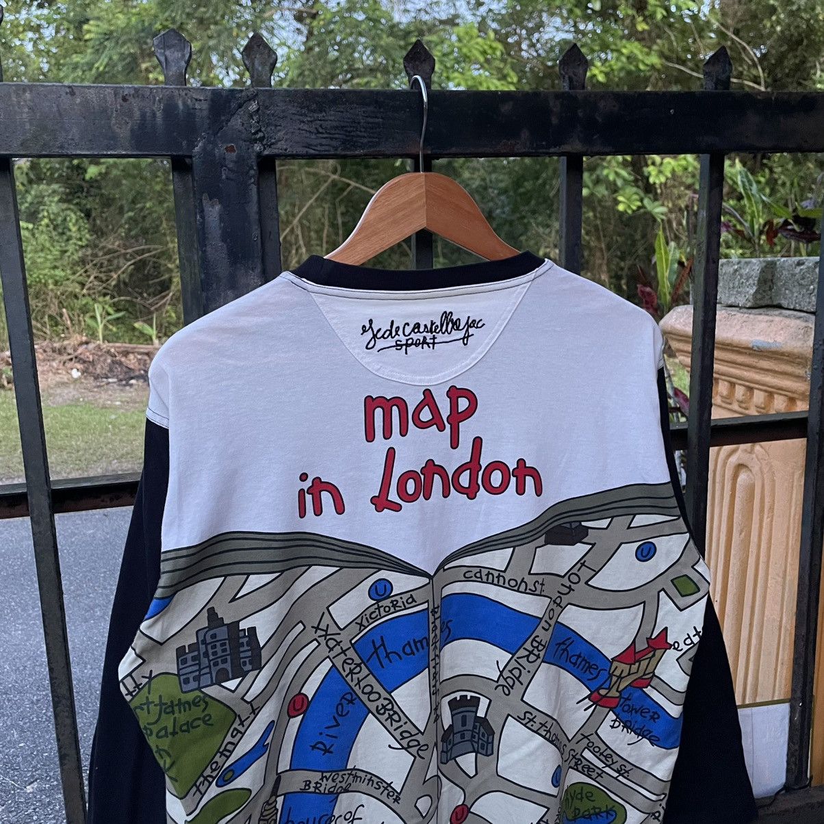 Jean Charles De Castelbajac × Vintage 🔥Jean Charles De Castelbajac Map In London Art Graphics Tee Size US L / EU 52-54 / 3 - 2 Thumbnail