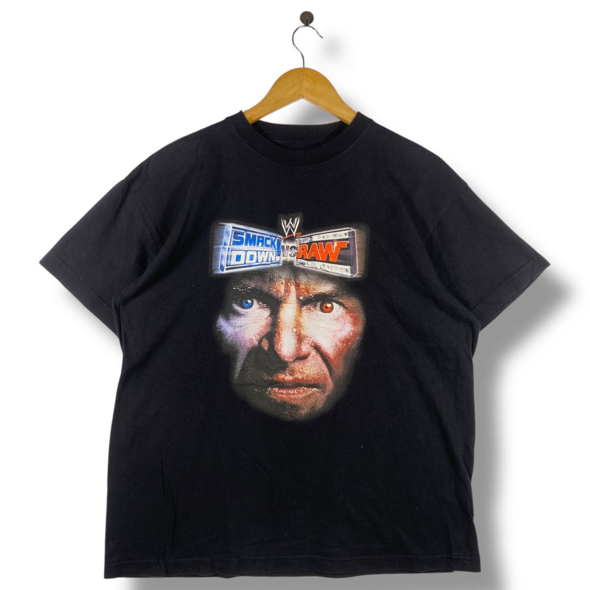 WWE Vintage 00's WWE Wrestle Mania Smack Down Vs Raw Tee Shirt Size US M / EU 48-50 / 2 - 1 Thumbnail
