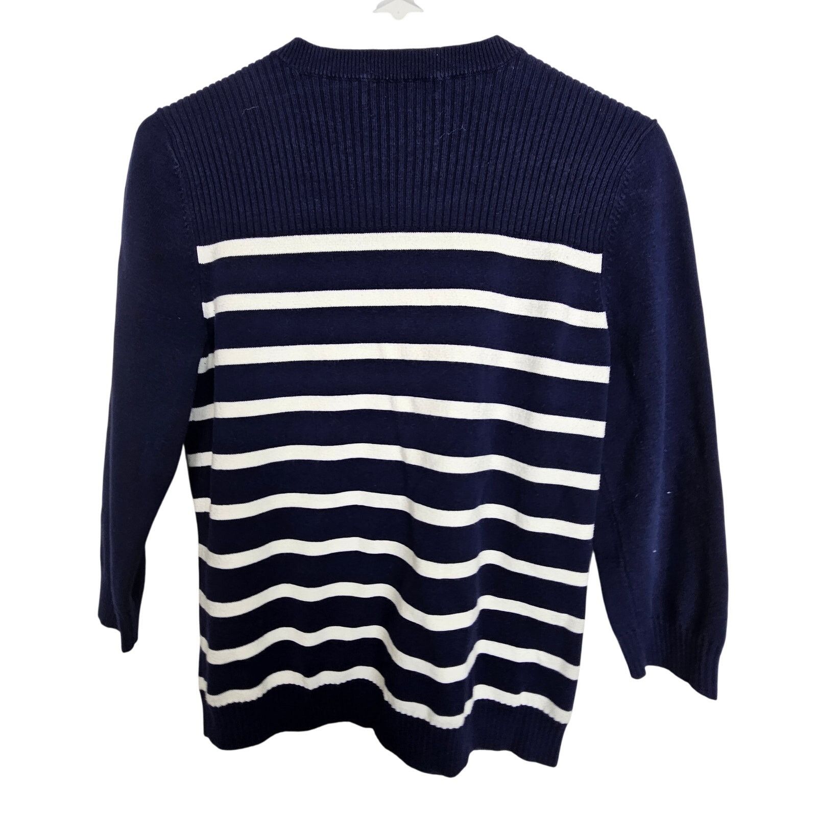 Lauren Ralph Lauren Lauren Ralph Lauren Womens Striped Nautical Sweater M Preppy Size M / US 6-8 / IT 42-44 - 6 Thumbnail