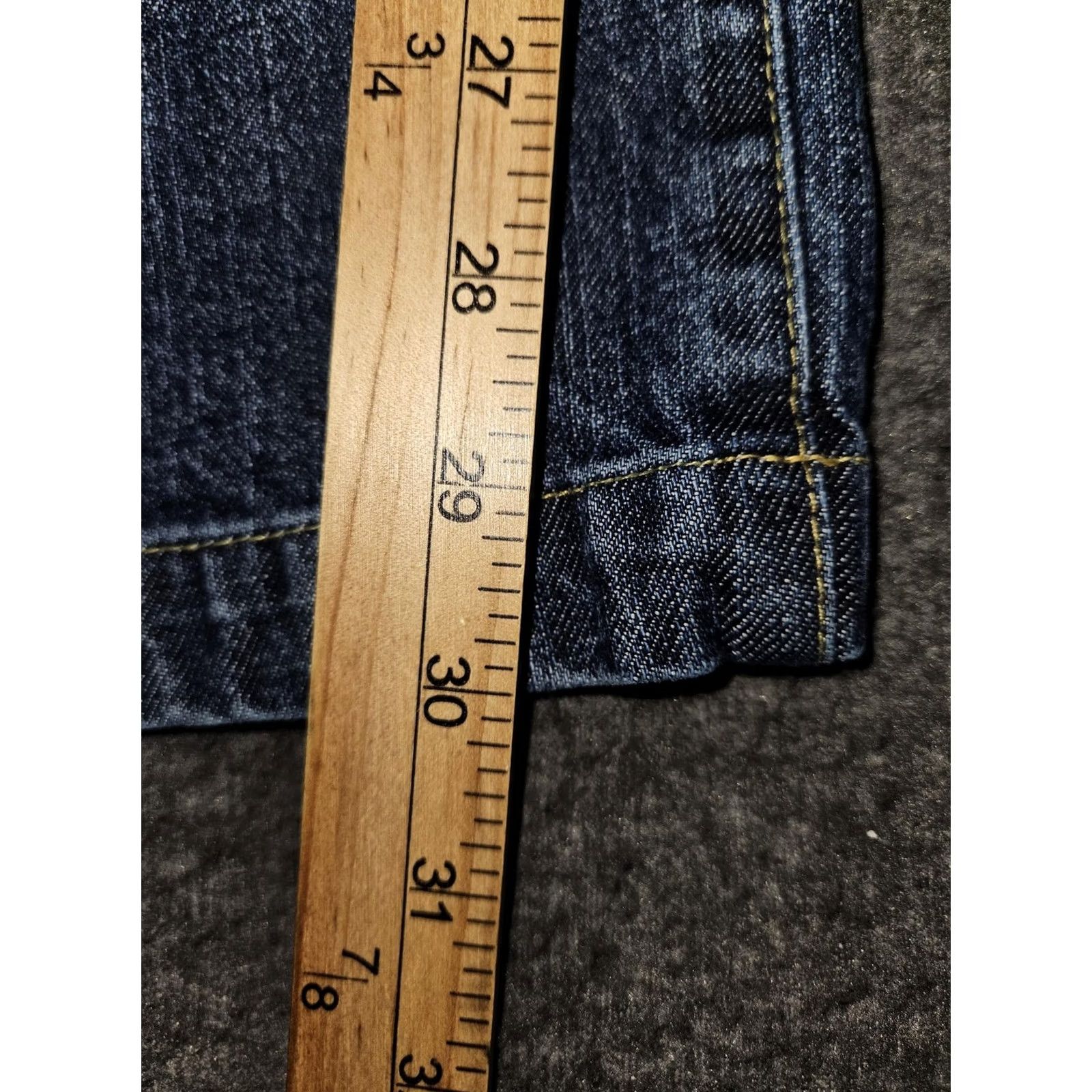 Denime Columbia Jeans Womens 18 Blue Denim Authentic Straight Leg Stretch 5-Pocket Size 38" / US 16 / IT 52 - 7 Thumbnail