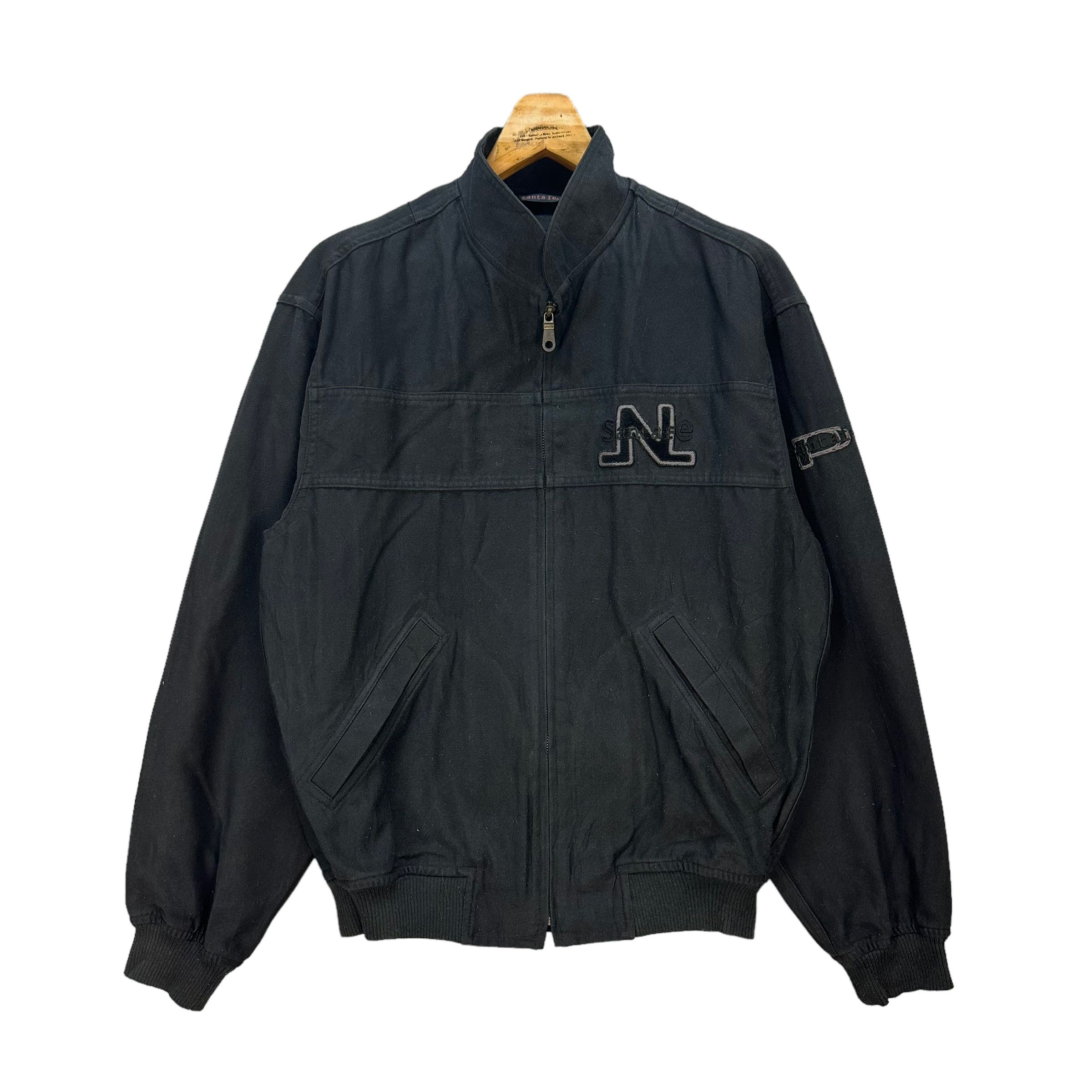 Japanese Brand SANTA FE EMBROIDERY LOGO CASUAL JACKET #8628-018 Size US L / EU 52-54 / 3 - 1 Thumbnail
