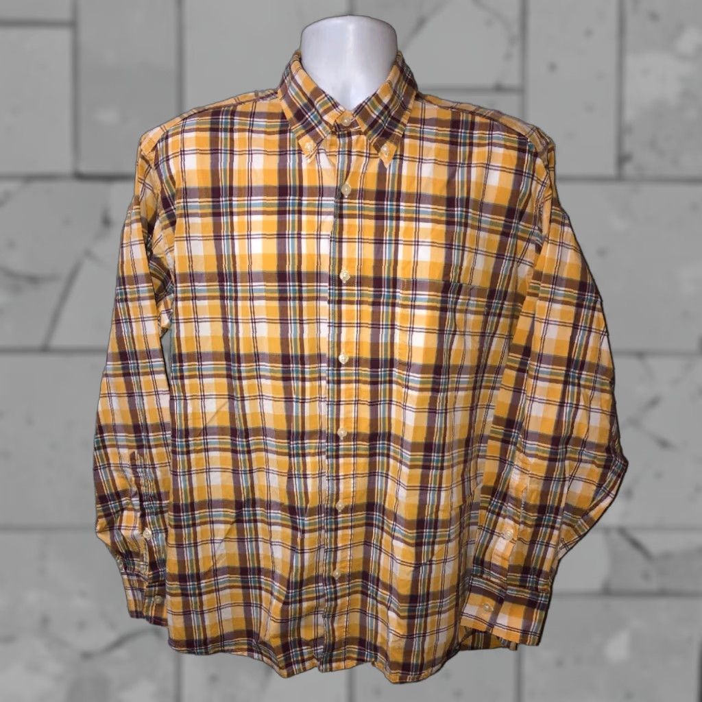 Bills Khakis Bills Khakis Mens Multicolor Plaid Long Sleeve Button Front Shirt Large Size US L / EU 52-54 / 3 - 1 Thumbnail