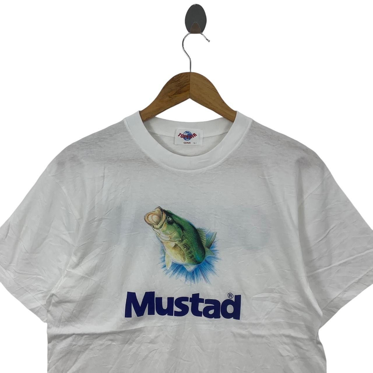 Vintage Vintage 90’ GOSEN MUSTAD HOOKS Fishing Ads Size US L / EU 52-54 / 3 - 2 Thumbnail