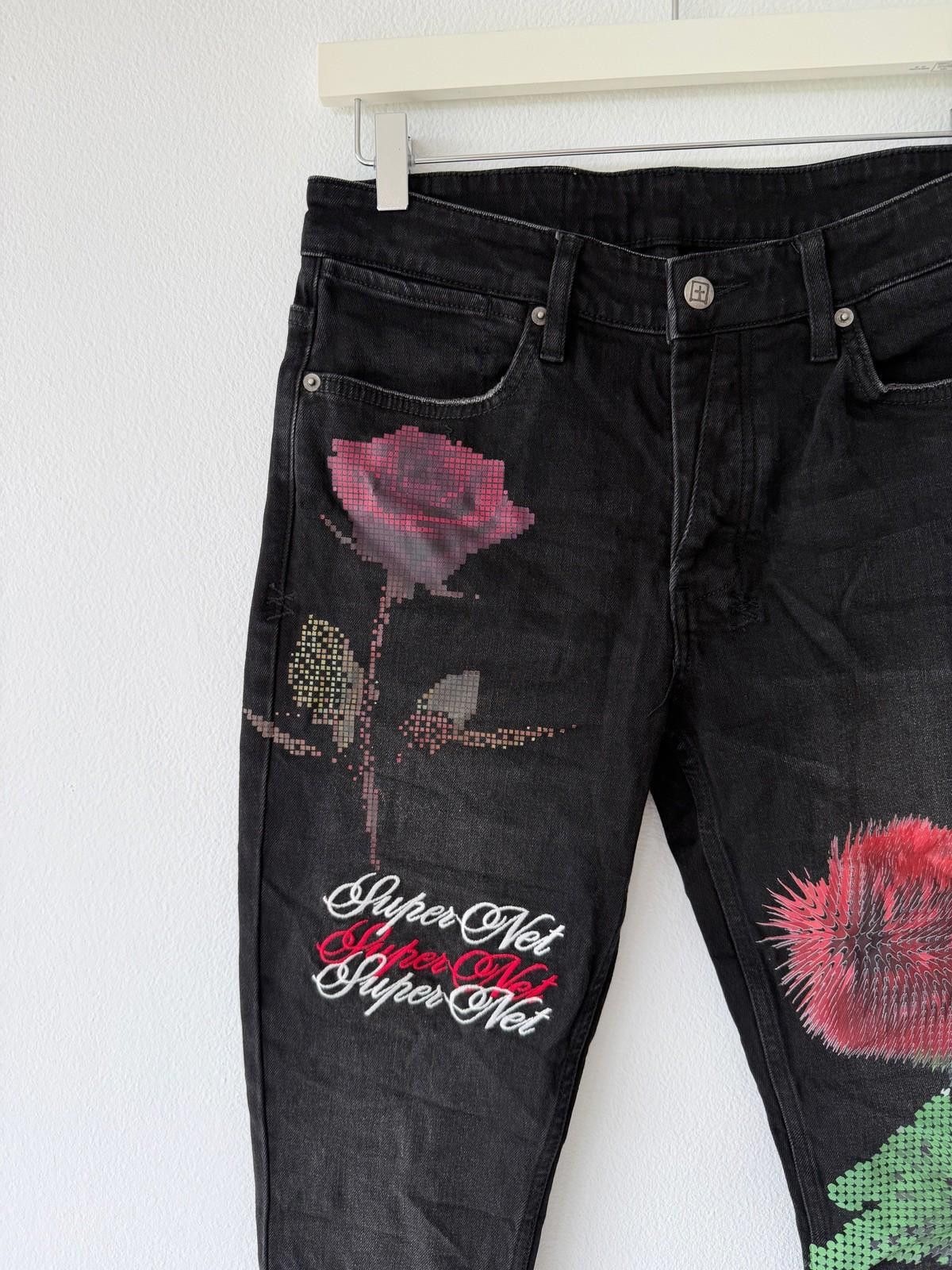 Ksubi new Ksubi mens jeans van winkle pixel black supernet rose 32 Size US 32 / EU 48 - 4 Thumbnail