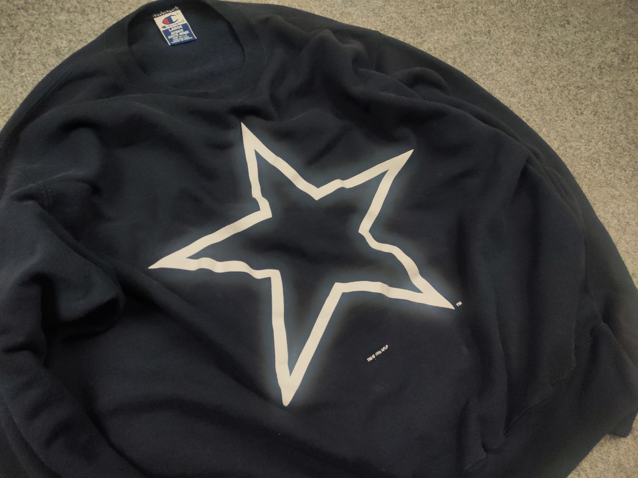 Champion Vintage 1996s Champion NFL Dallas Cowboys Logo Sweatshirt Size US L / EU 52-54 / 3 - 7 Thumbnail