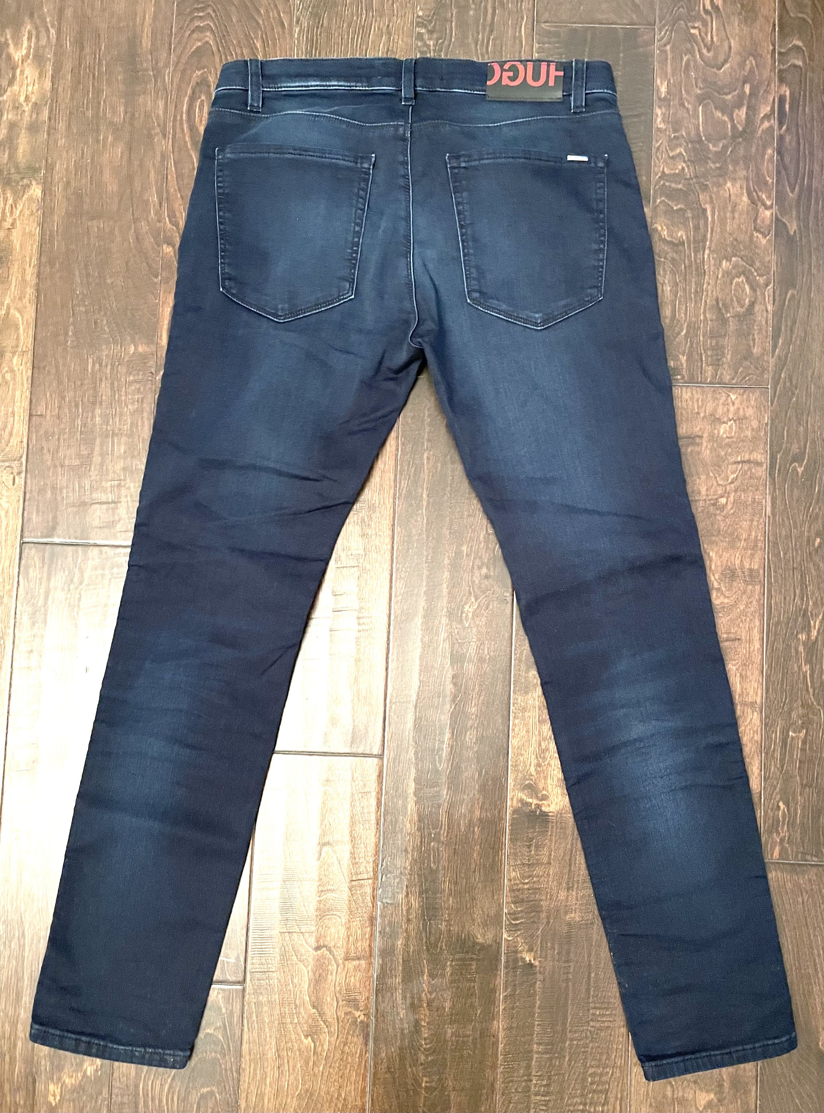 Hugo Boss Reverse Logo Delware Slim Fit Jeans Size US 32 / EU 48 - 3 Thumbnail