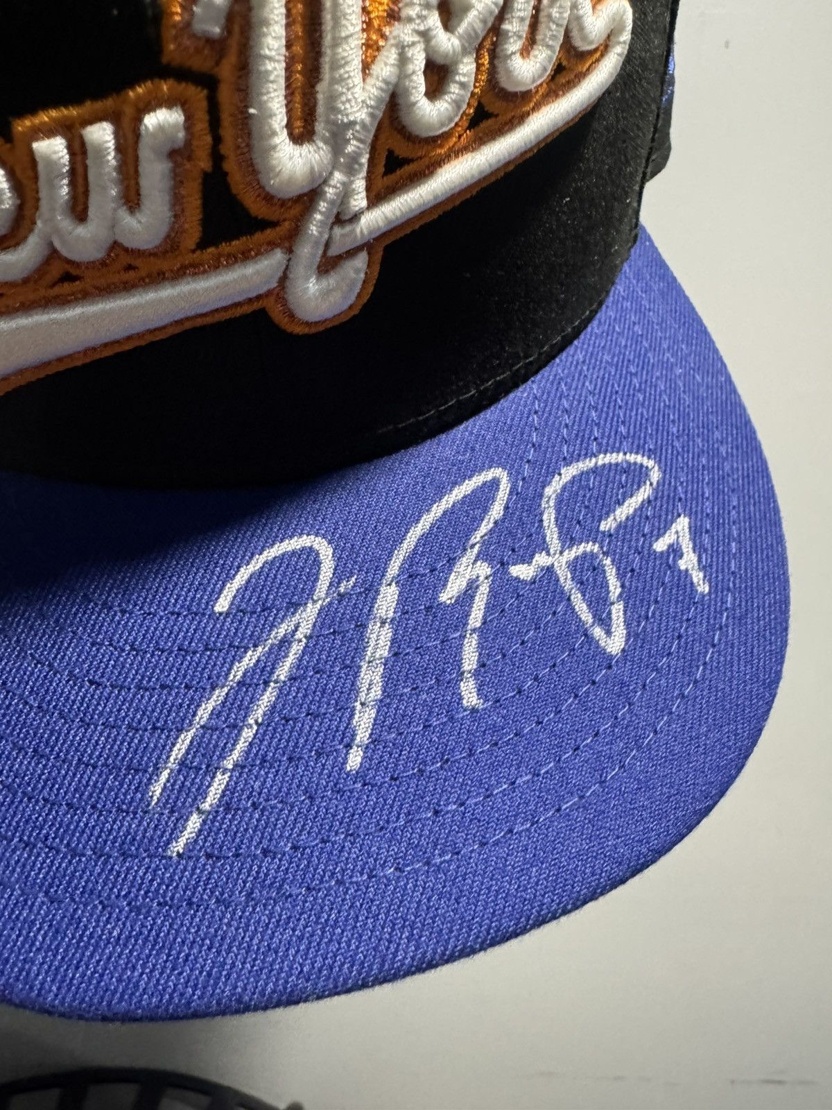New Era 7 1/2 - New Era HatsofQnz exclusive - Signed by Jose Reyes 7 Size ONE SIZE - 2 Thumbnail