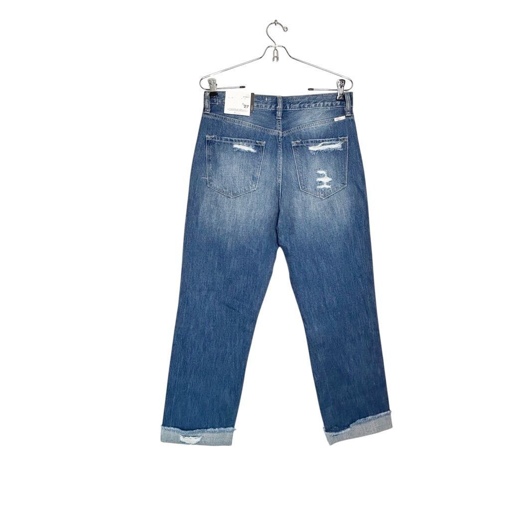 Kancan USA KanCan Eloise High Rise Straight Leg Jeans in Medium Wash - Size 30" / US 8 / IT 44 - 4 Thumbnail