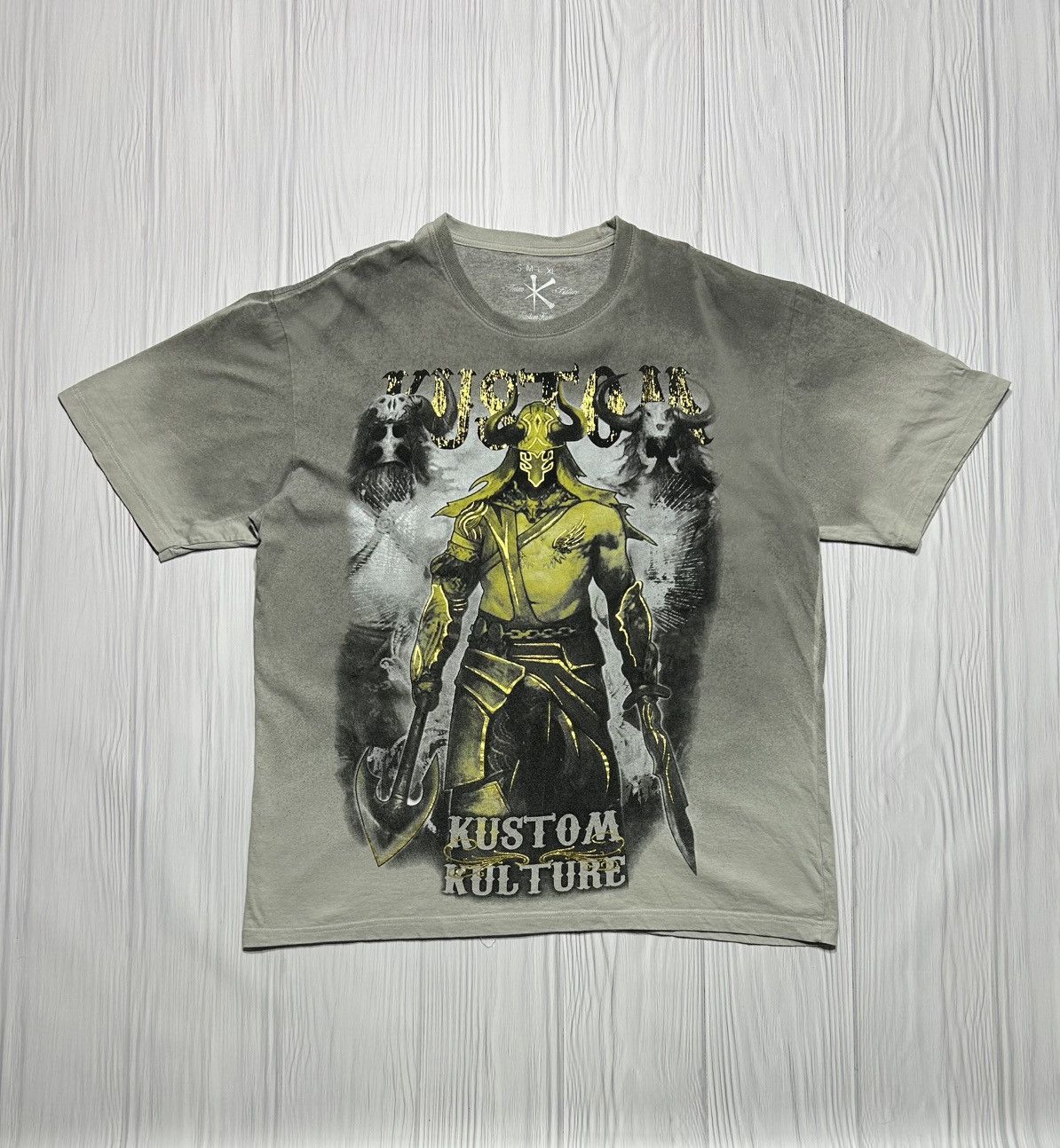 Vintage Kustom Kulture Warrior Man/Woman T-Shirt Size US XL / EU 56 / 4 - 1 Thumbnail