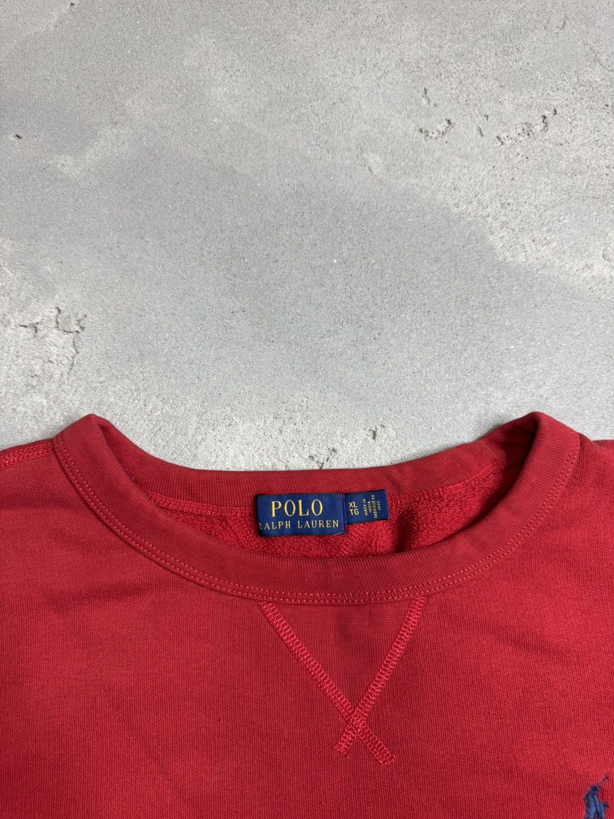 Polo Ralph Lauren Vintage Polo Ralph Lauren Red Sweater Size US XL / EU 56 / 4 - 2 Thumbnail