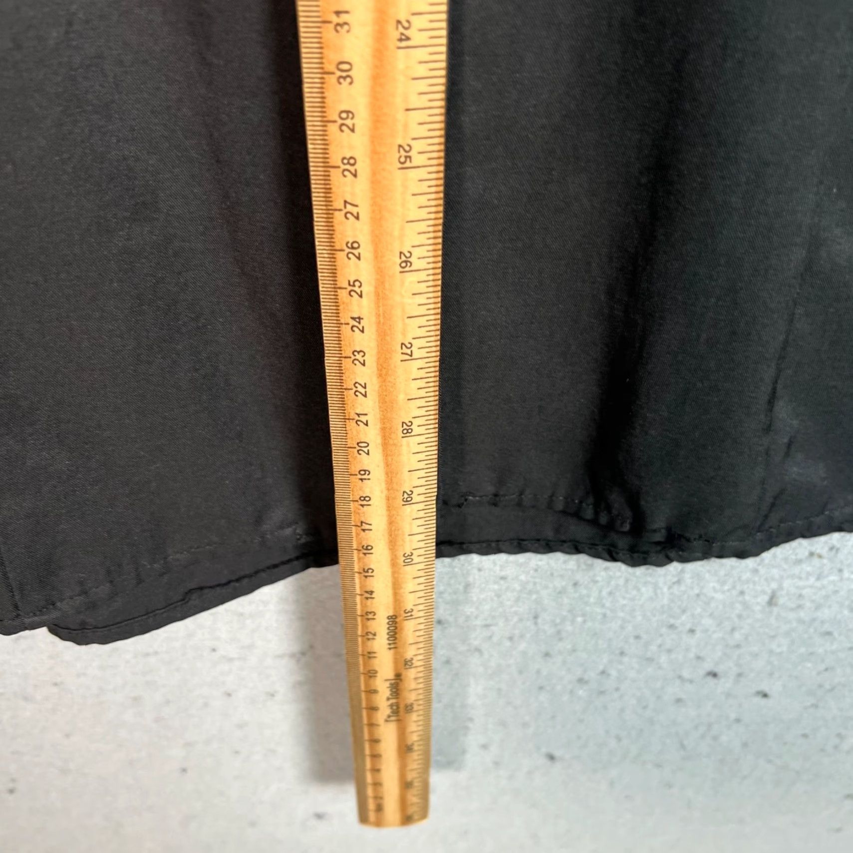 Zara Zara TRF Womens Small Black Button-Front Mini Dress With Ruffle Sleeves Size S / US 4 / IT 40 - 6 Thumbnail