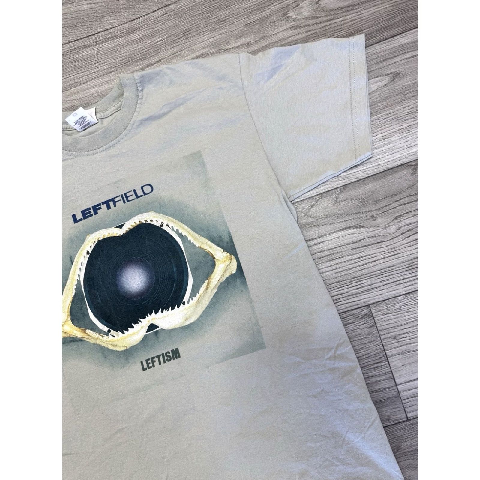 Fruit Of The Loom Leftfield Leftism 2022 UK Tour T-Shirt Gray M Size US M / EU 48-50 / 2 - 6 Thumbnail