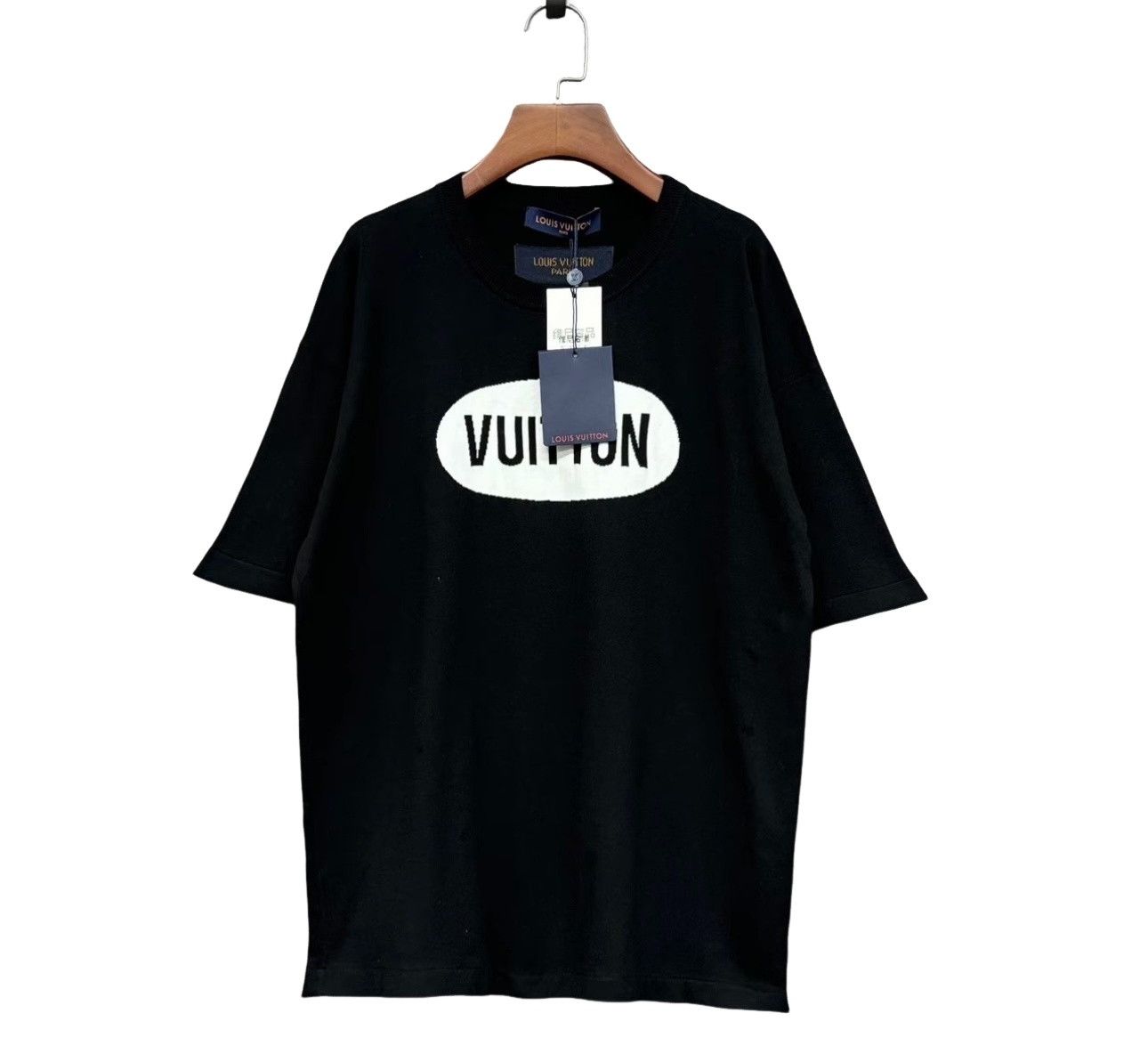 Louis Vuitton Louis Vuitton Logo Intarsia Knit T-Shirt Size M Size US M / EU 48-50 / 2 - 1 Thumbnail