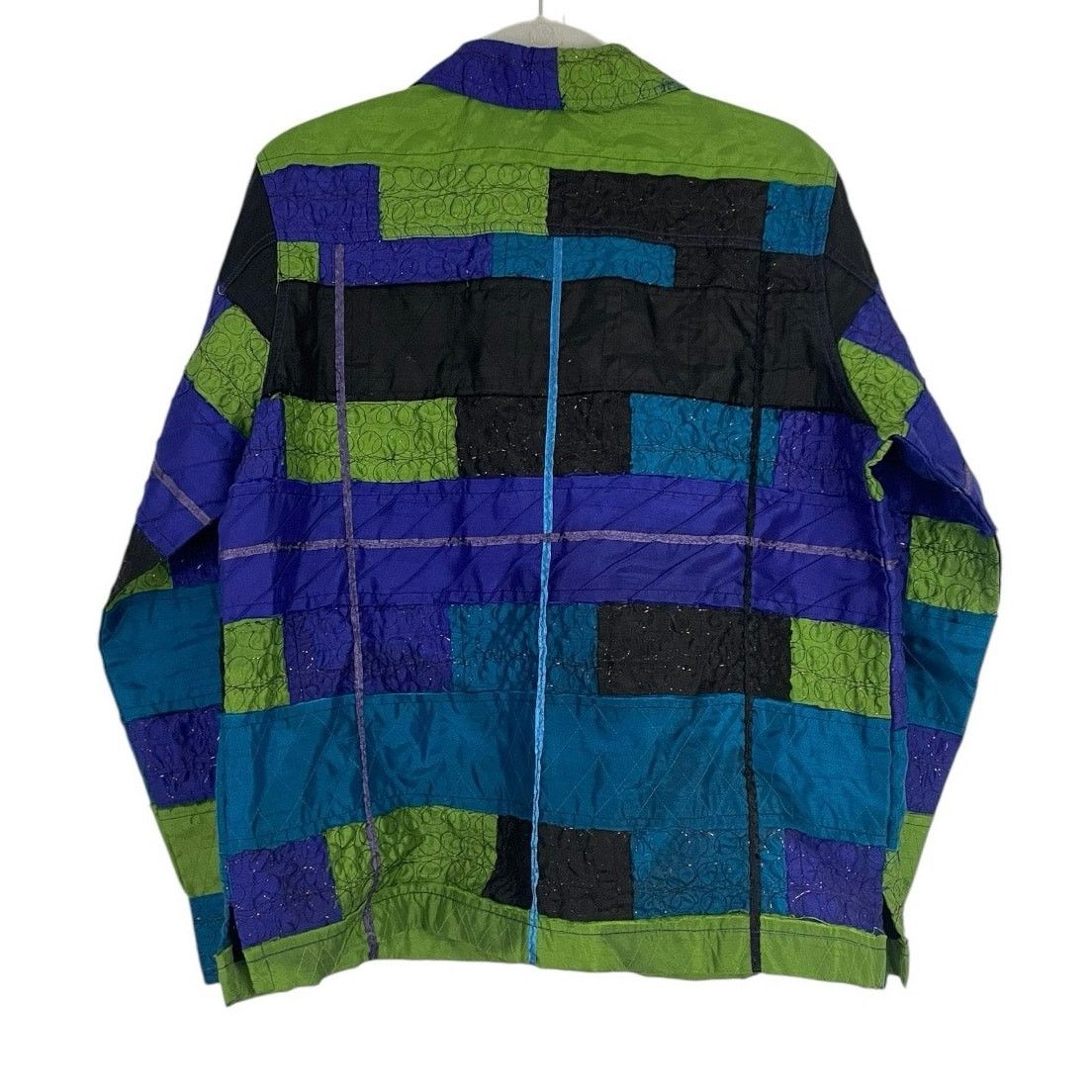 Other c.l.o.t.h.e.s. Vintage Blue & Green Embroidered Jacket Size US M / EU 48-50 / 2 - 4 Thumbnail
