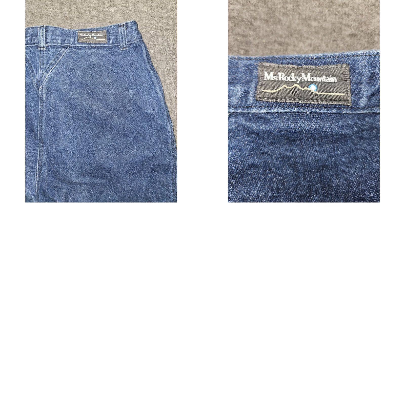 Vintage VINTAGE Ms Rocky Mountain Jeans Womens 13/14 Blue Denim High Rise Pleated 90s Size 34" / US 12 / IT 48 - 9 Thumbnail