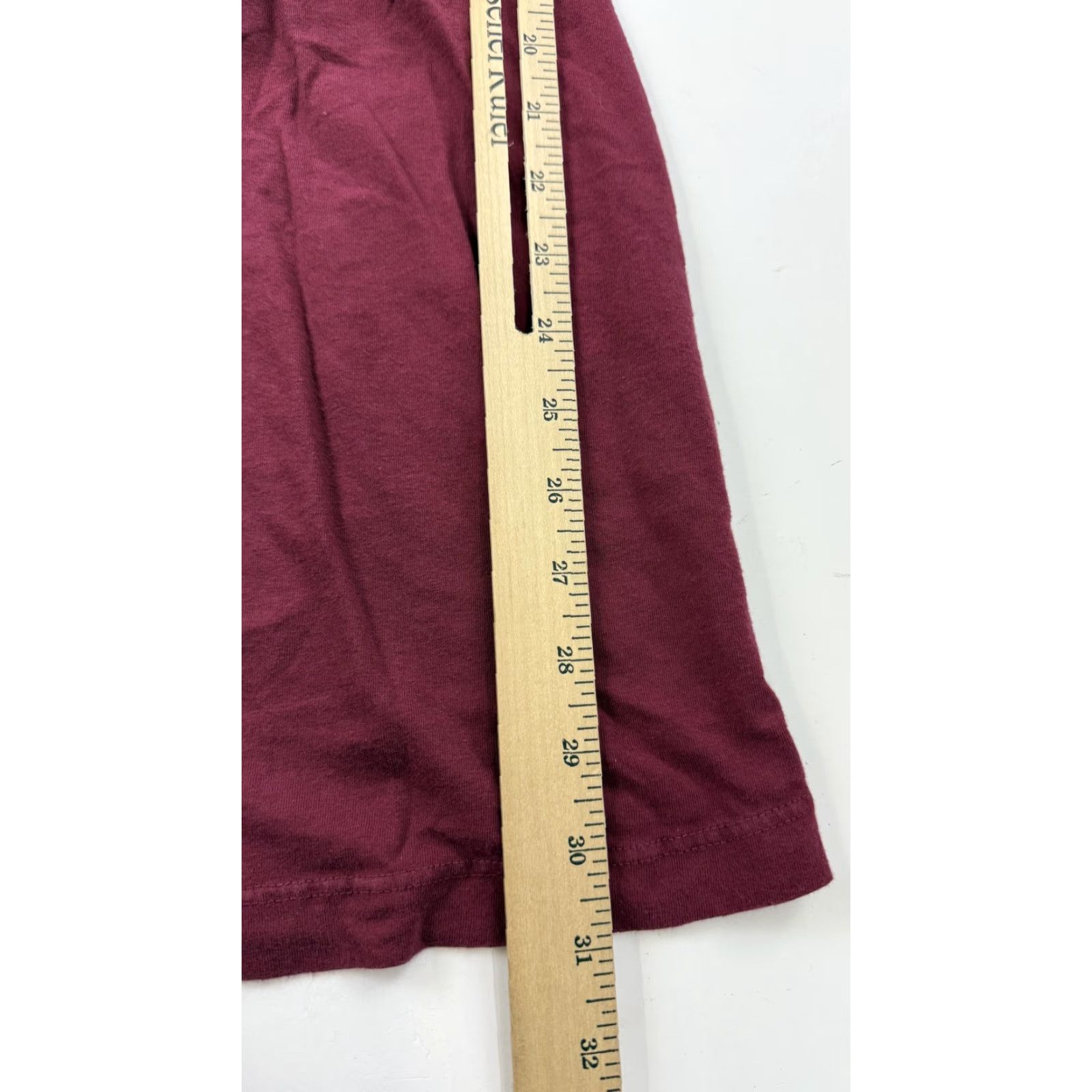 Urban Outfitters Urban Outfitters Dress Womens XS Burgundy Tie Front T-Shirt Short Sleeve Cotton Size XS / US 0-2 / IT 36-38 - 7 Thumbnail