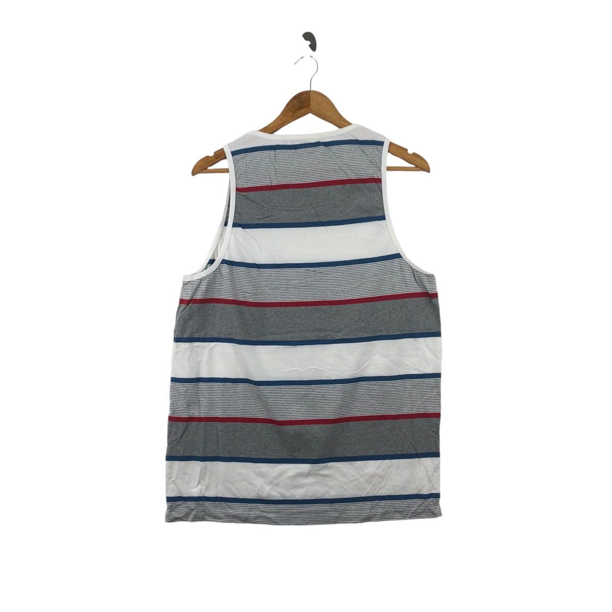 Vintage Vintage DC SHOES USA Skateboard Striped Tank Top Tee Shirt Size US L / EU 52-54 / 3 - 3 Thumbnail