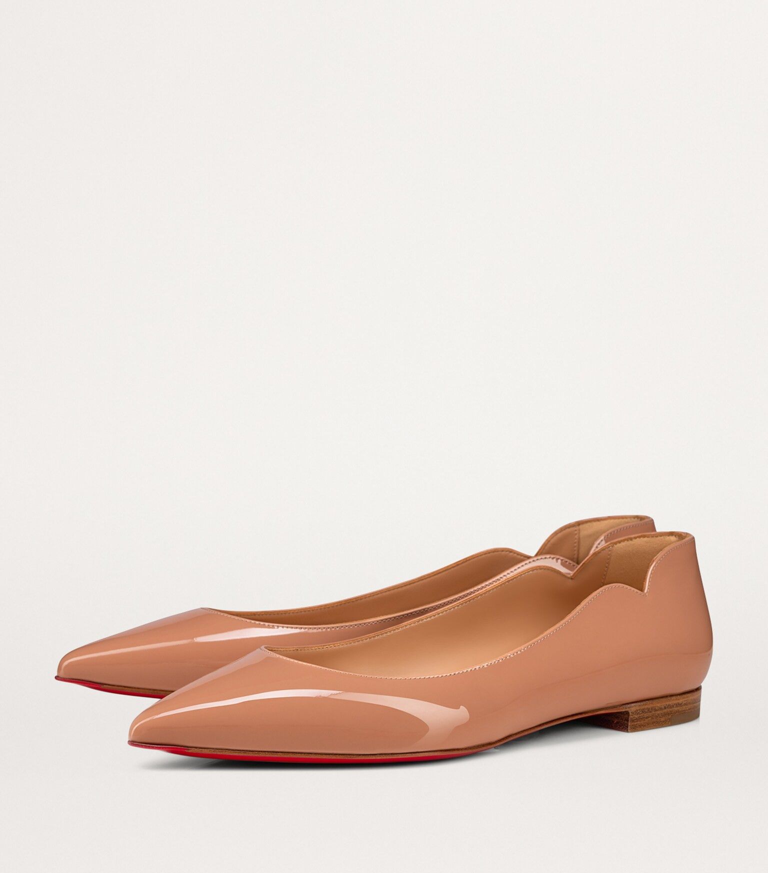 Christian Louboutin oc11z0625 Flats in Beige Size US 9.5 / IT 39.5 - 2 Thumbnail