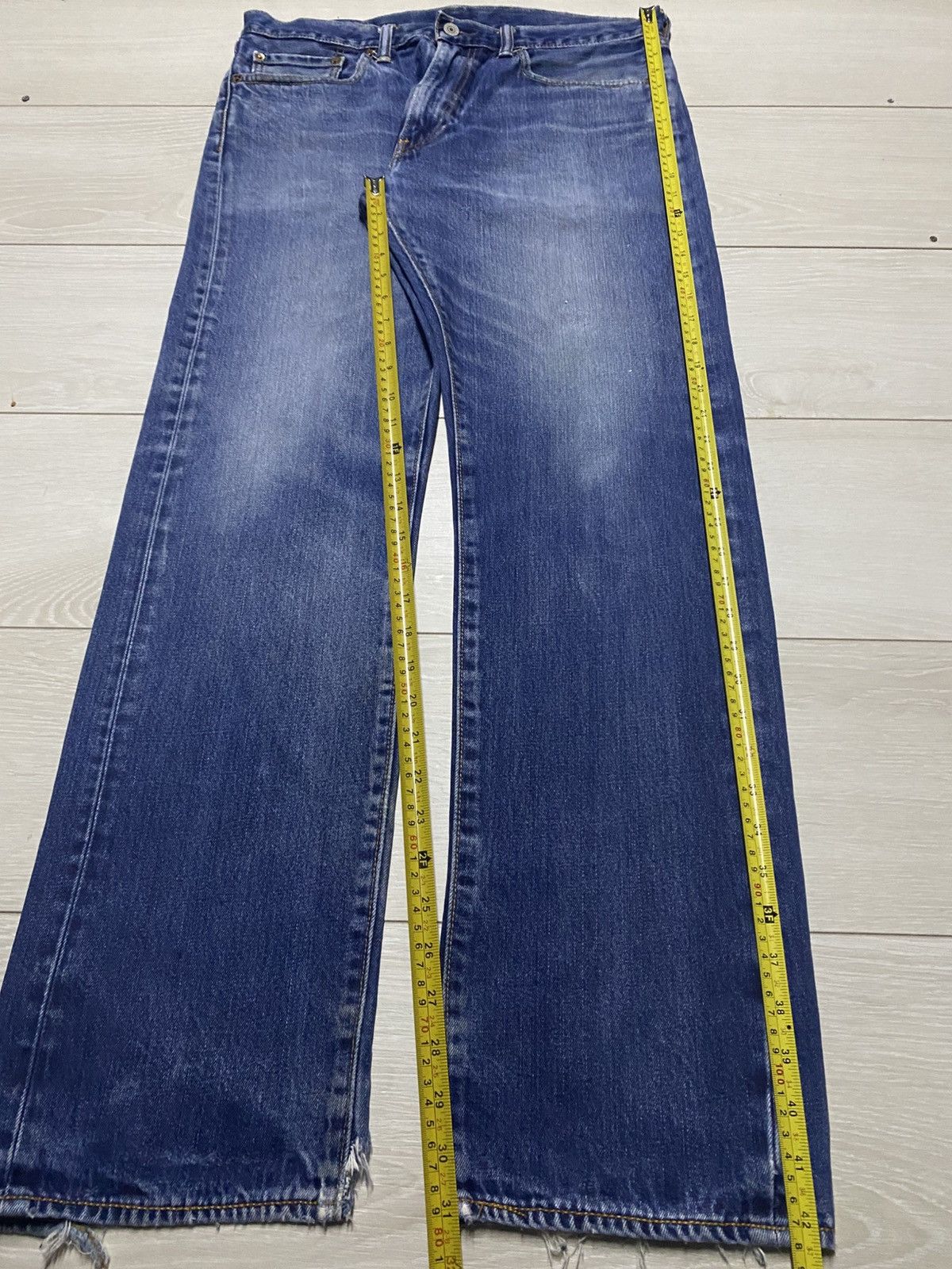 Levi's Vintage Levis 505 Y2K Faded Wash Distressed Loose Jeans Size US 34 / EU 50 - 14 Thumbnail