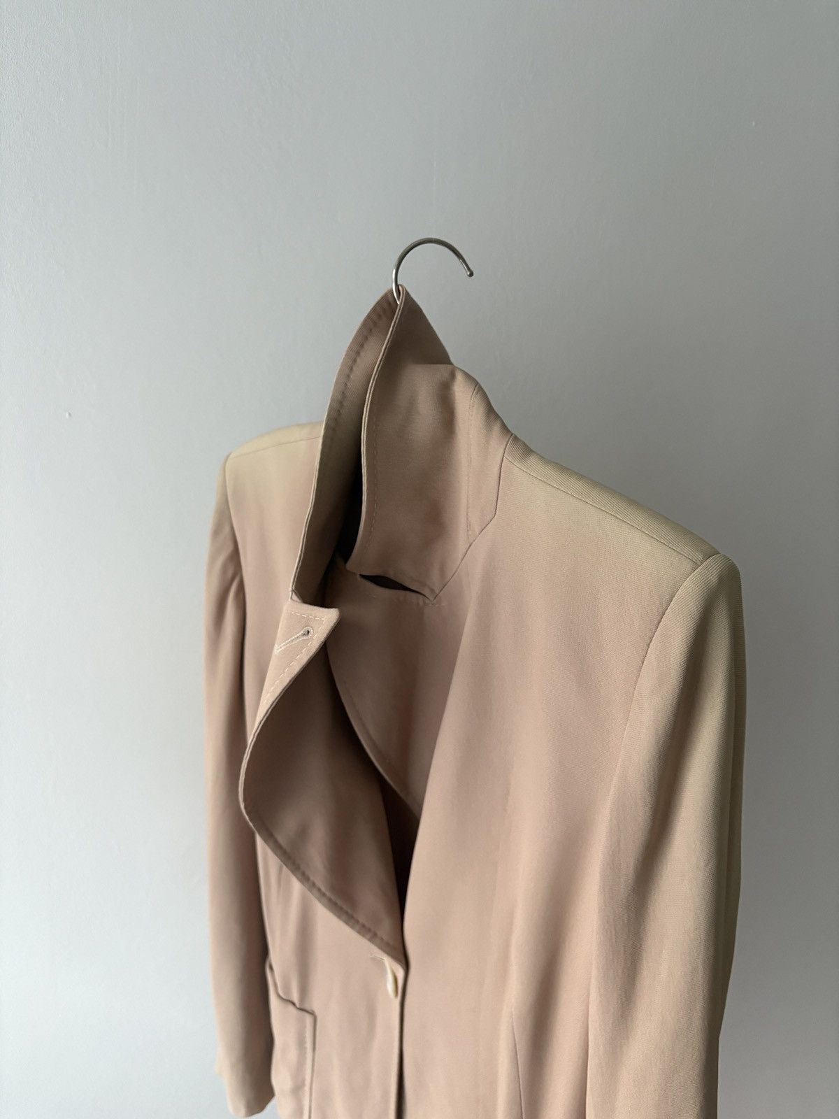Ann Demeulemeester Ann Demeulemeester beige blazer Size S / US 4 / IT 40 - 5 Thumbnail