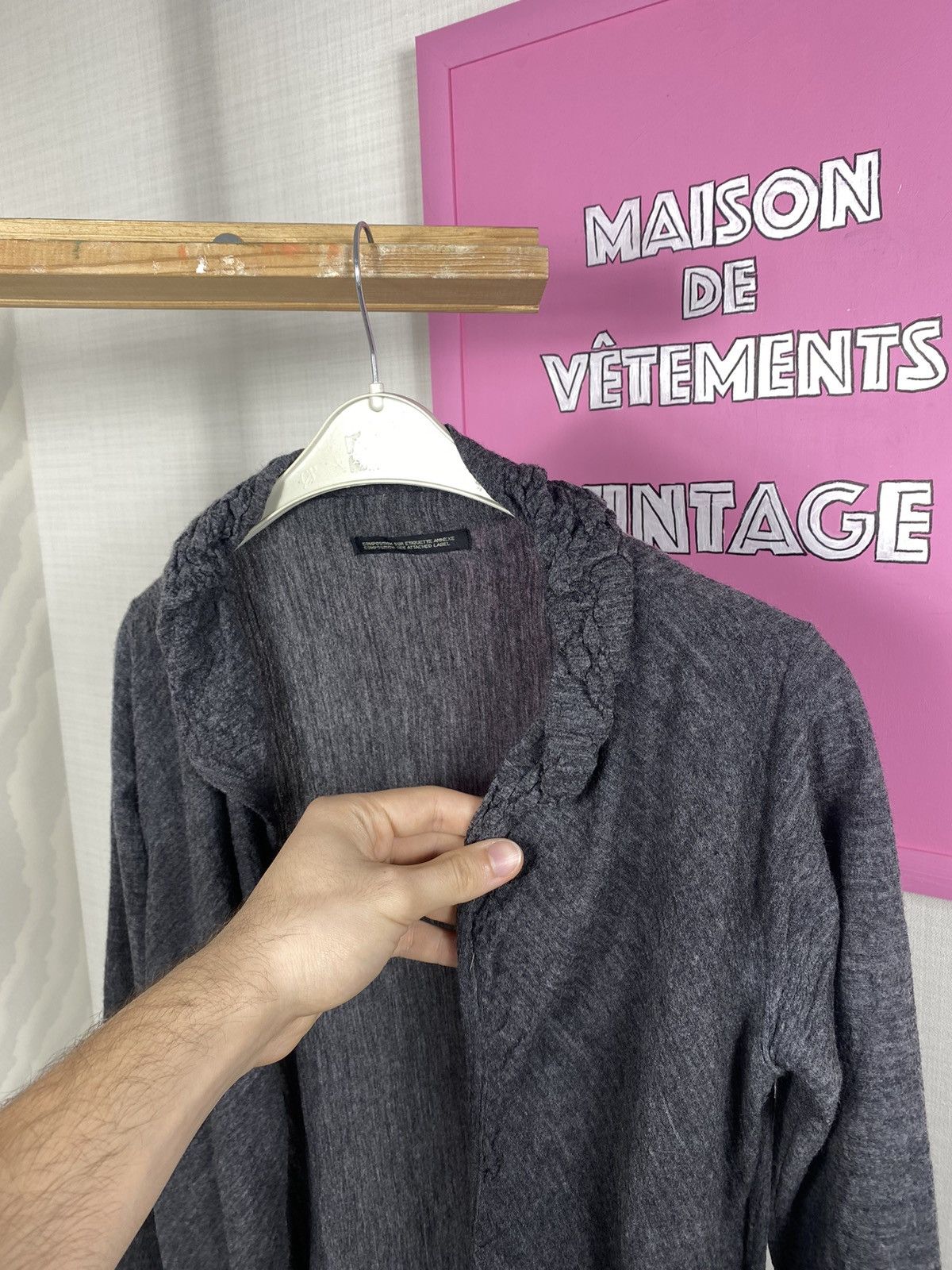 Vintage Yohji Yamamoto Y`s Cardigan Size M / US 6-8 / IT 42-44 - 5 Thumbnail