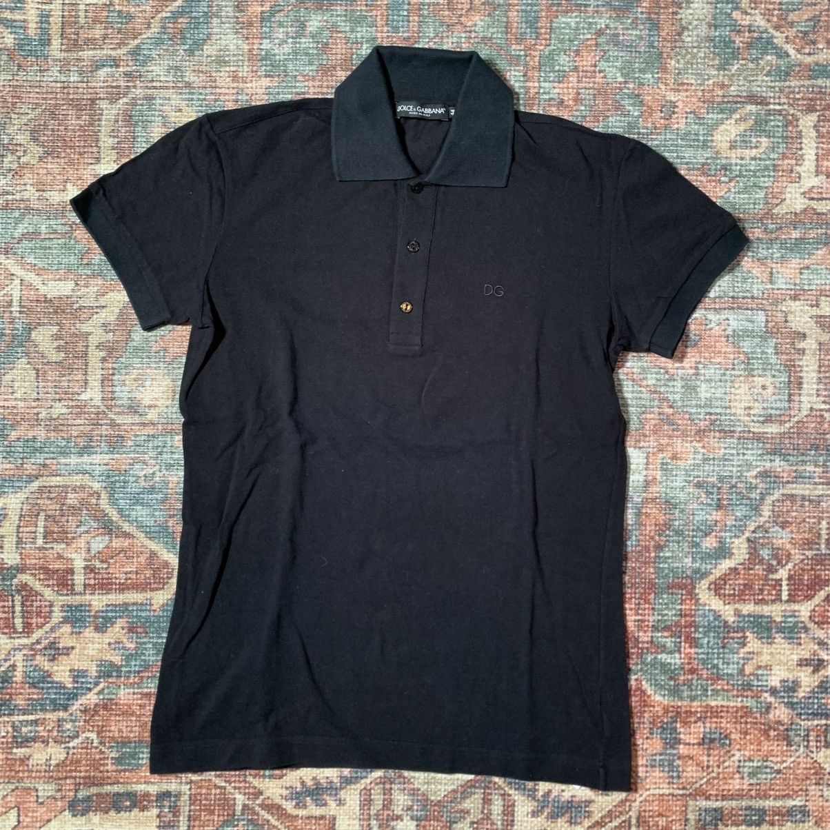 Dolce & Gabbana Dolce & Gabbana Black Polo S Size US S / EU 44-46 / 1 - 1 Thumbnail