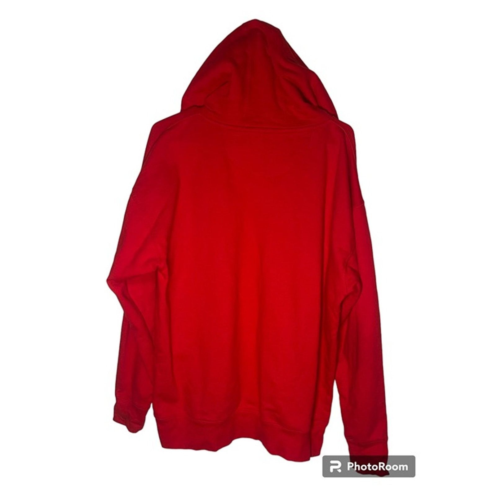 Unknown London Cotton Heritage Rich by Association Red Cash Bag Hoodie XL Size US XL / EU 56 / 4 - 2 Thumbnail