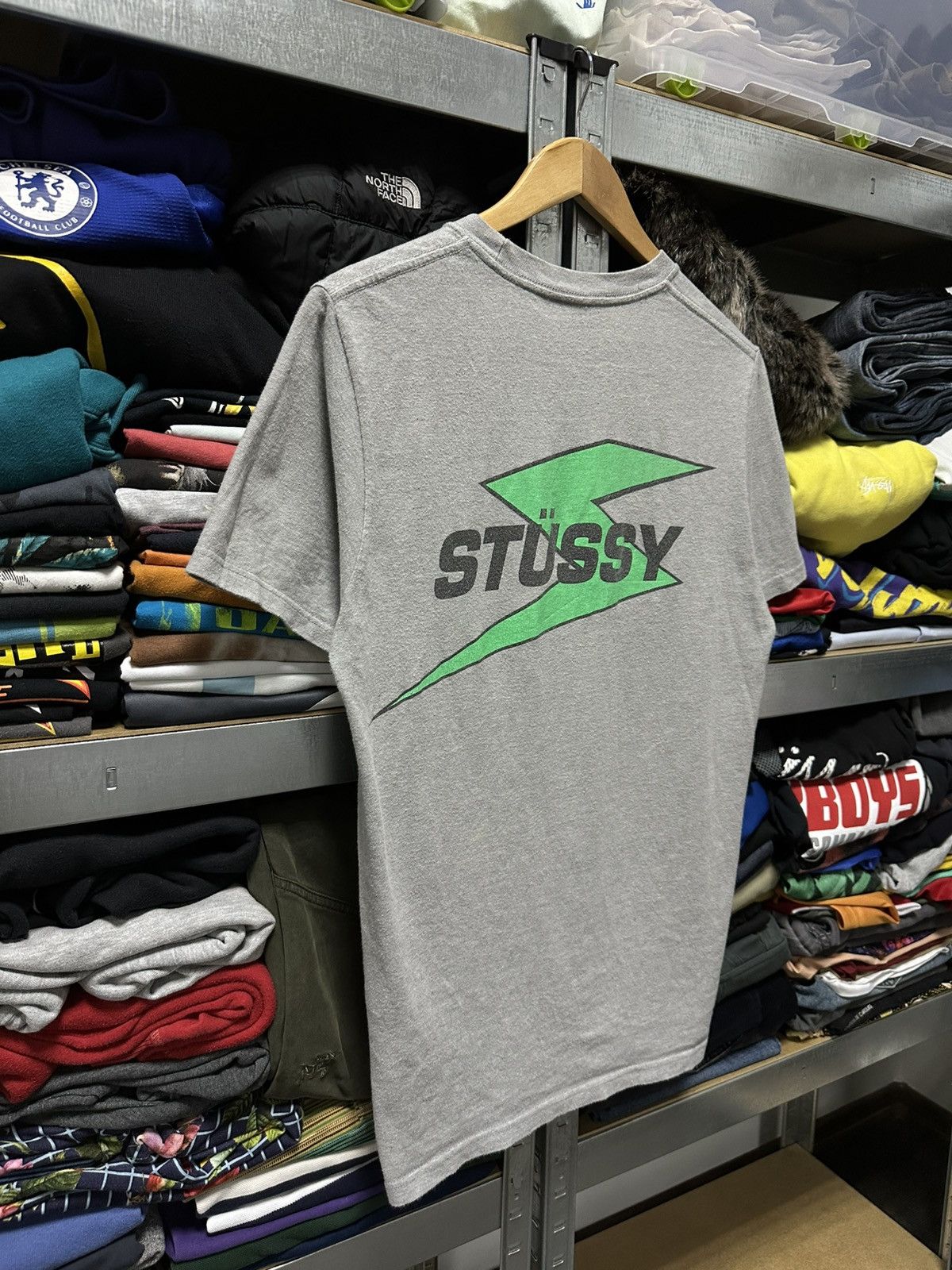 Stussy Vintage Stussy T Shirt Tee Lightning Logo Baggy 90s y2k Size US S / EU 44-46 / 1 - 13 Thumbnail