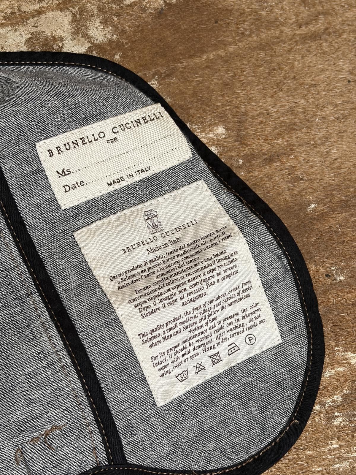 Brunello Cucinelli Brunello Cucinelli Denim shorts Size 26" / US 2 / IT 38 - 2 Thumbnail