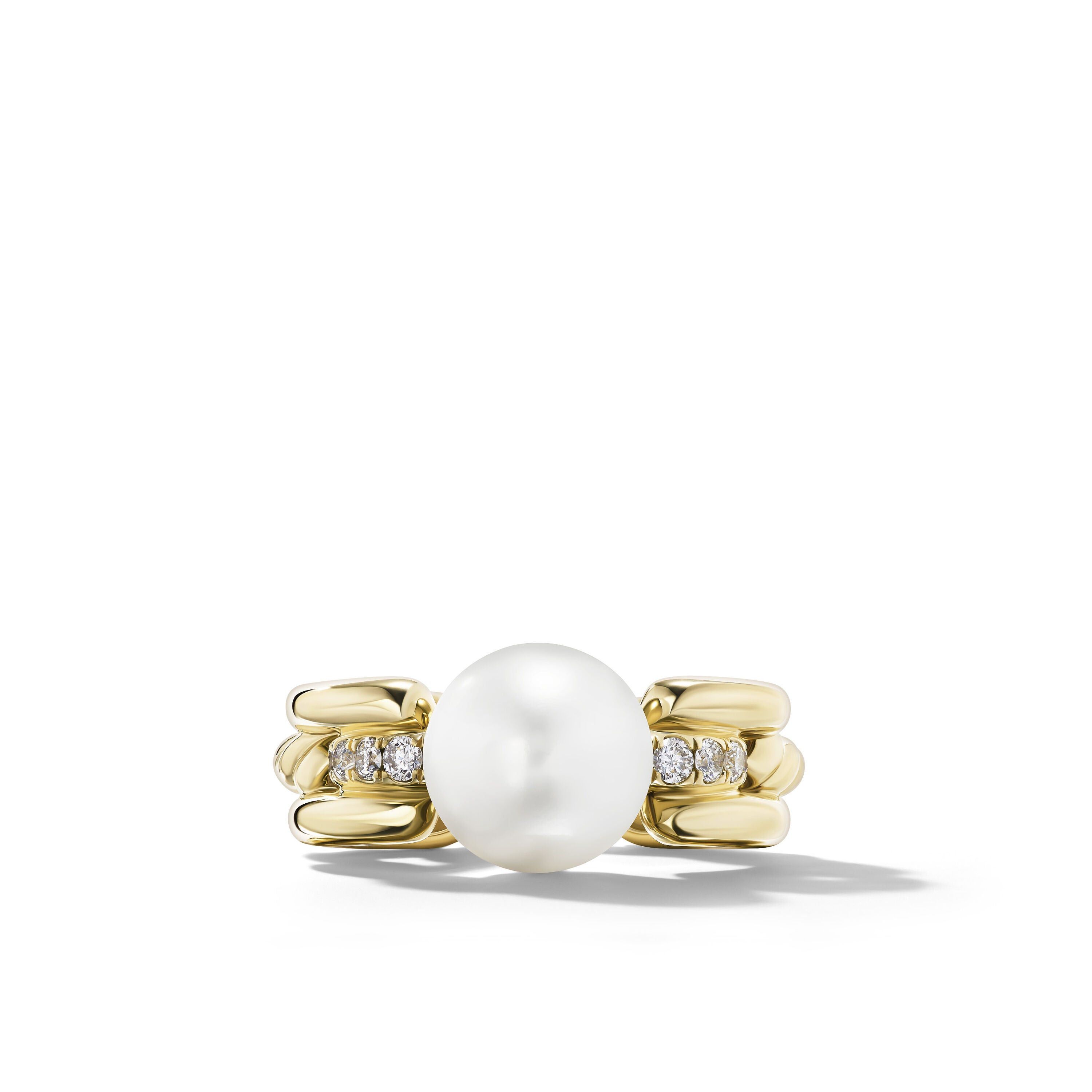 David Yurman o1s1wg111025 R17097D /Size 6 / Madison Pearl Ring in Golden Size ONE SIZE - 3 Thumbnail